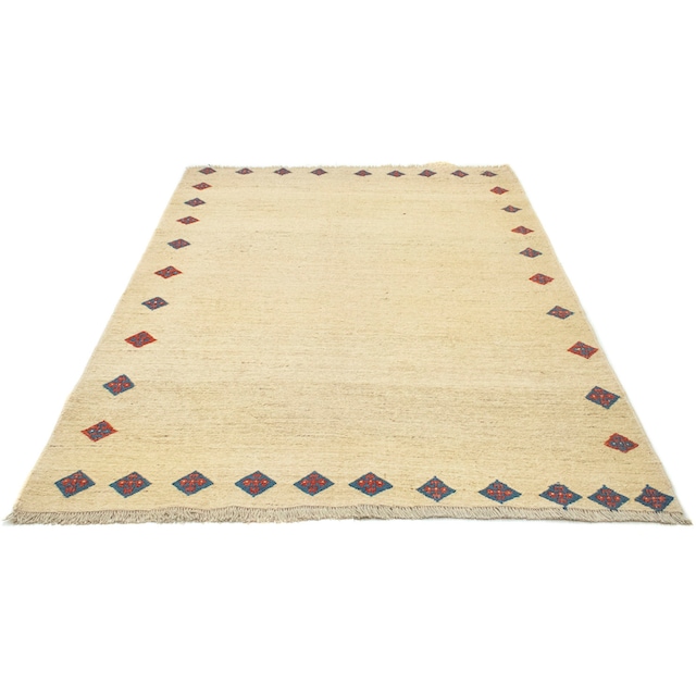 morgenland Wollteppich »Gabbeh Teppich handgeknüpft beige«, rechteckig,  handgeknüpft online bestellen | Jelmoli-Versand