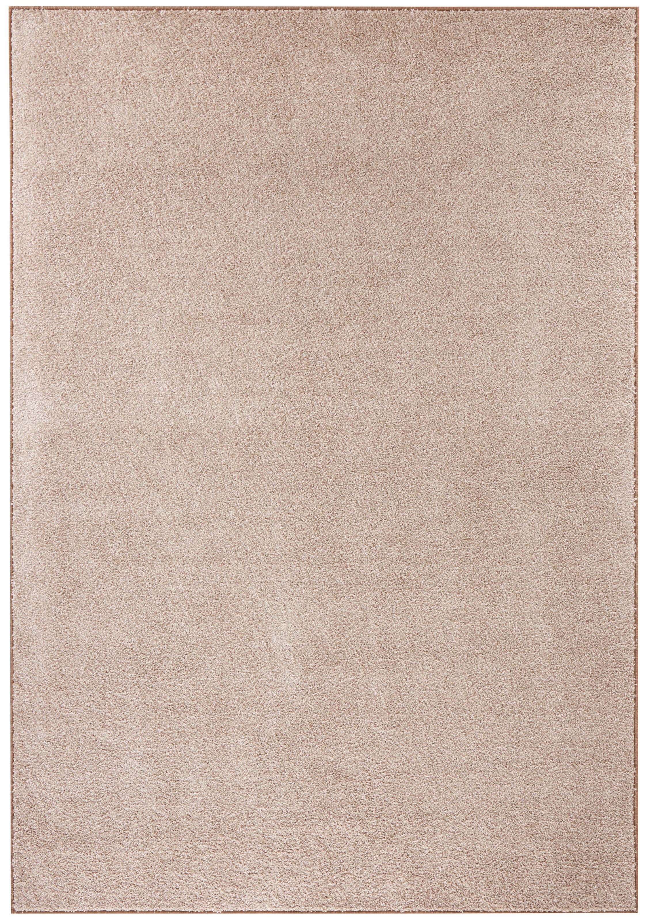 HANSE Home Teppich »Pure 100 Kurzflor«, rechteckig, 13 mm Höhe, Kurzflor, uni, umkettelt, Läufer, Wohnzimmer, Kinderzimmer, Flur