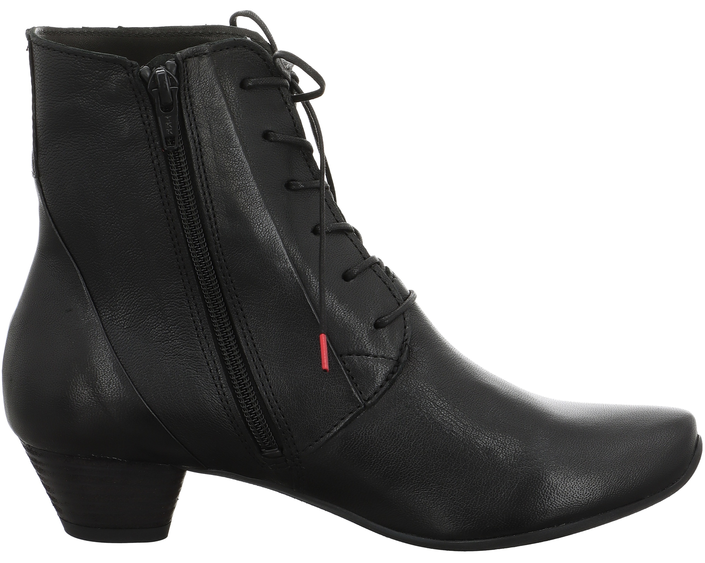 Think! Schnürstiefelette »Aida«, Festtagsschuh, Stiefelette aus vegetabil gegerbtem Leder