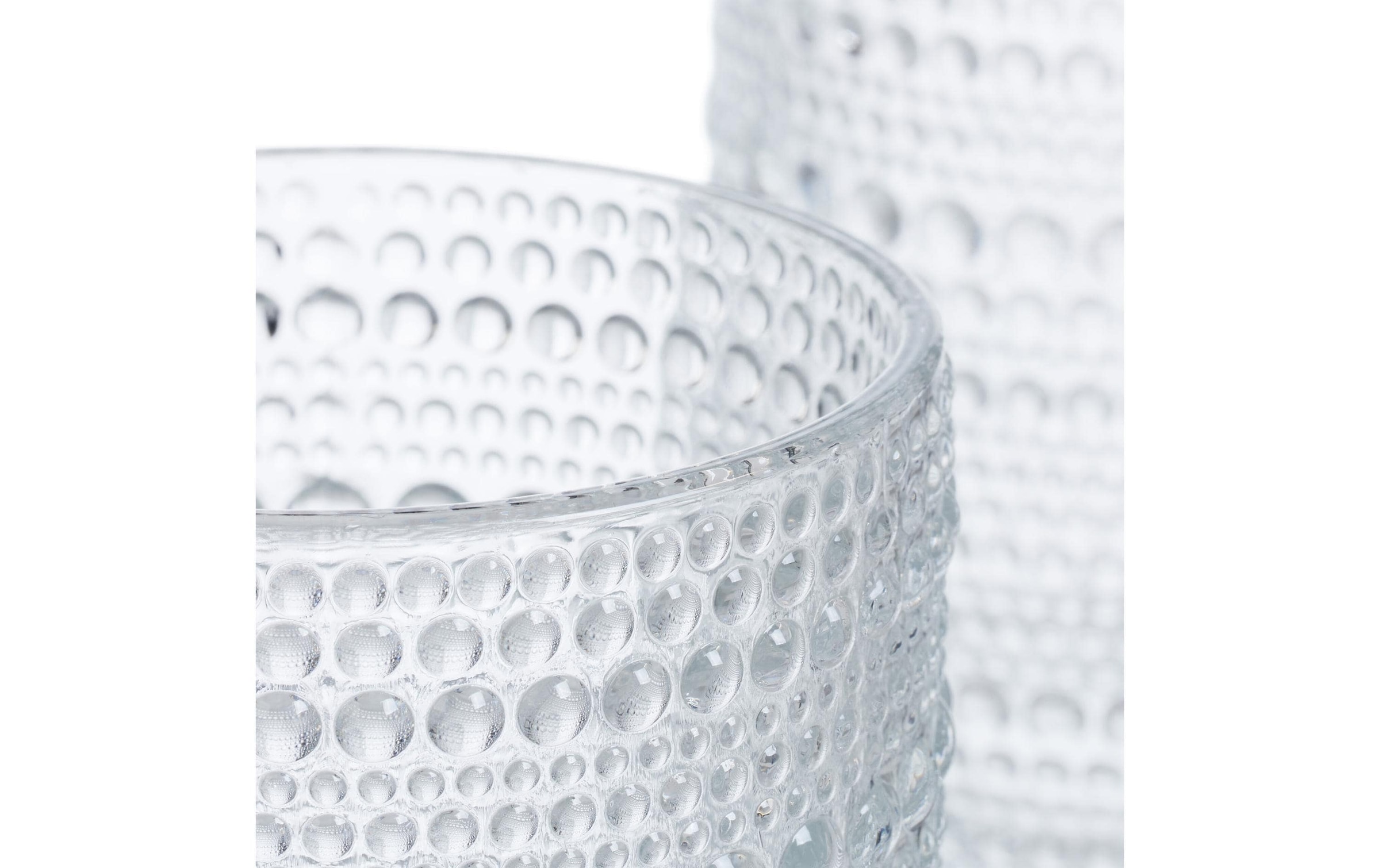 relaxdays Glas »4er Set, Transparent, 410 ml«