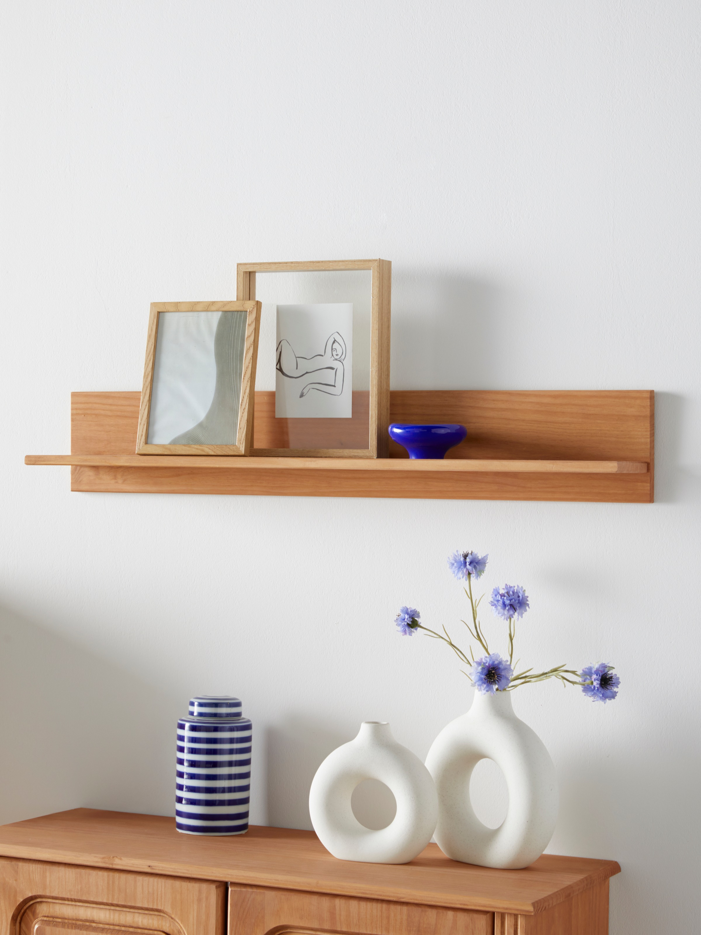 OTTO home Wandregal "Mette" mit Ablage, Breite 90 cm