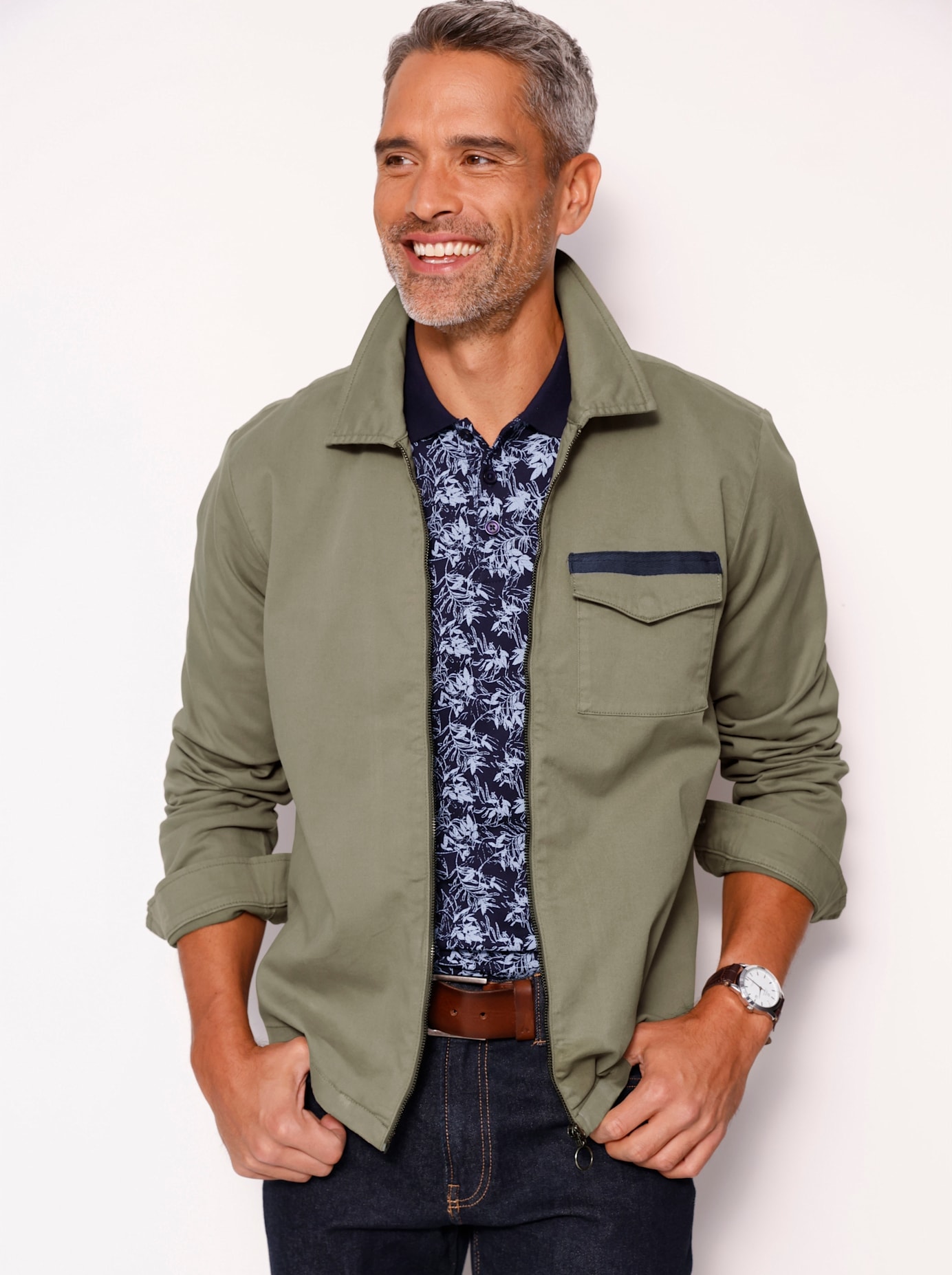 Classic Langjacke ohne Kapuze
