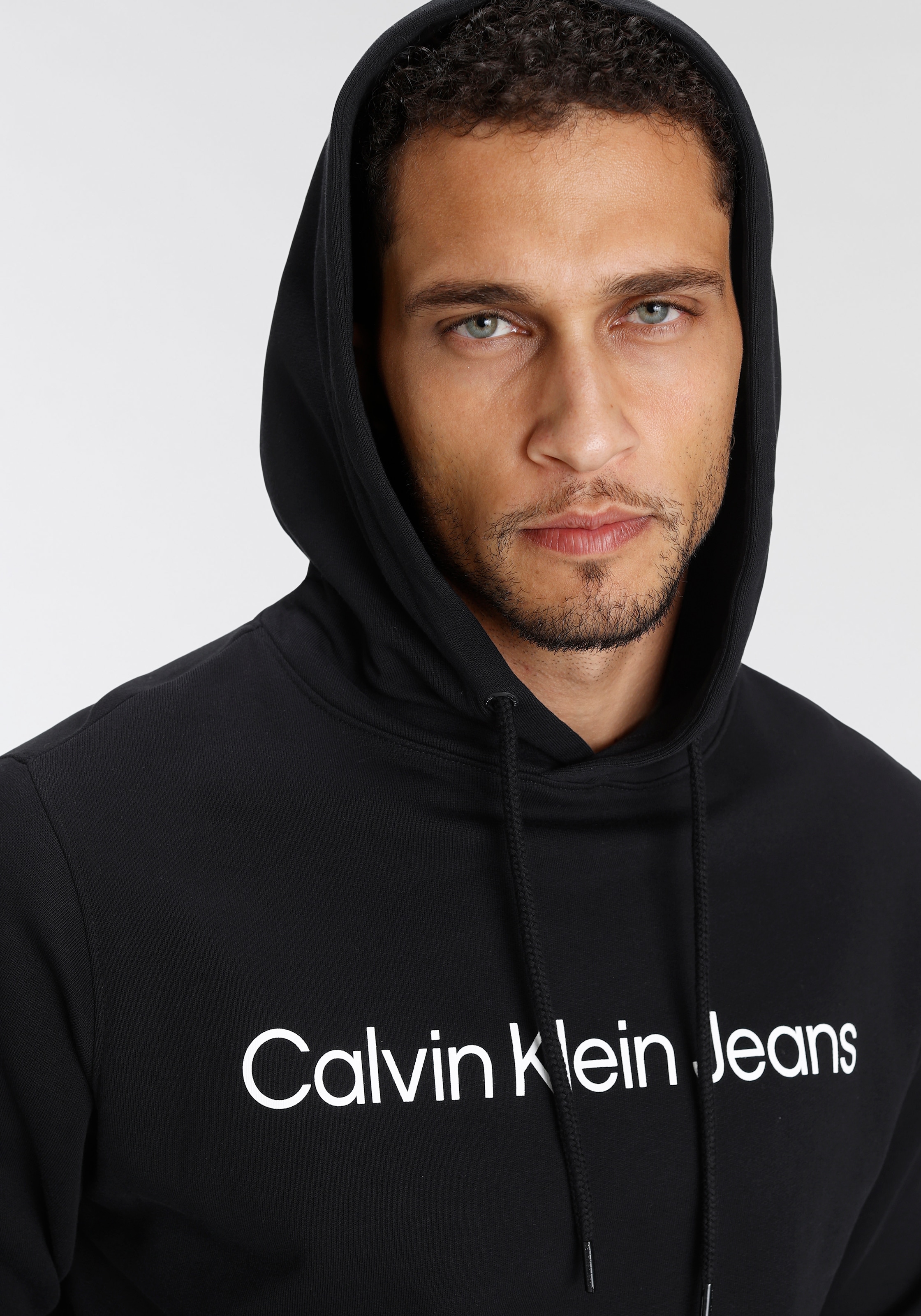 Calvin Klein INSTITUTIONAL HOODIE« bestellen LOGO | Jelmoli-Versand Kapuzensweatshirt »CORE Jeans online