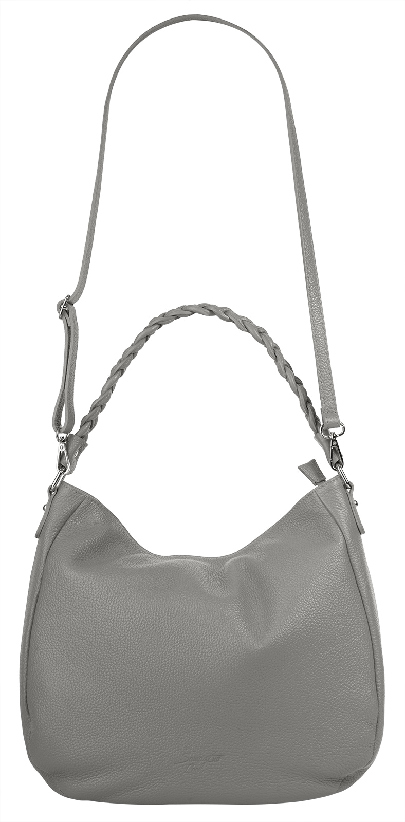 Samantha Look Henkeltasche, echt Leder, Made in Italy