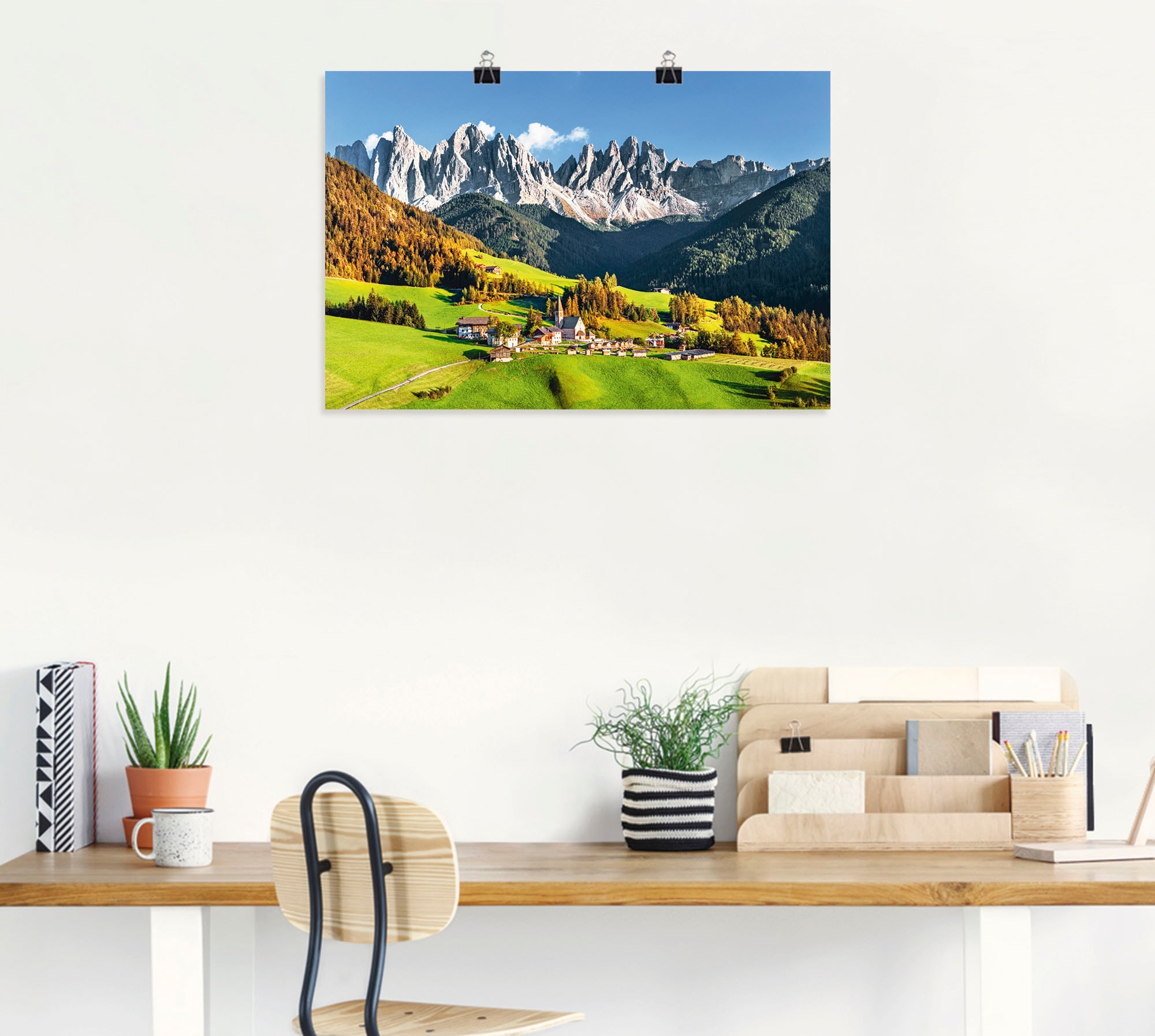 | »Alpen Artland Maddalena«, Santa Alpenbilder, versch. shoppen Wandbild als (1 Alubild, & online Leinwandbild, Grössen Berge Jelmoli-Versand Wandaufkleber oder St.), Berge in Poster