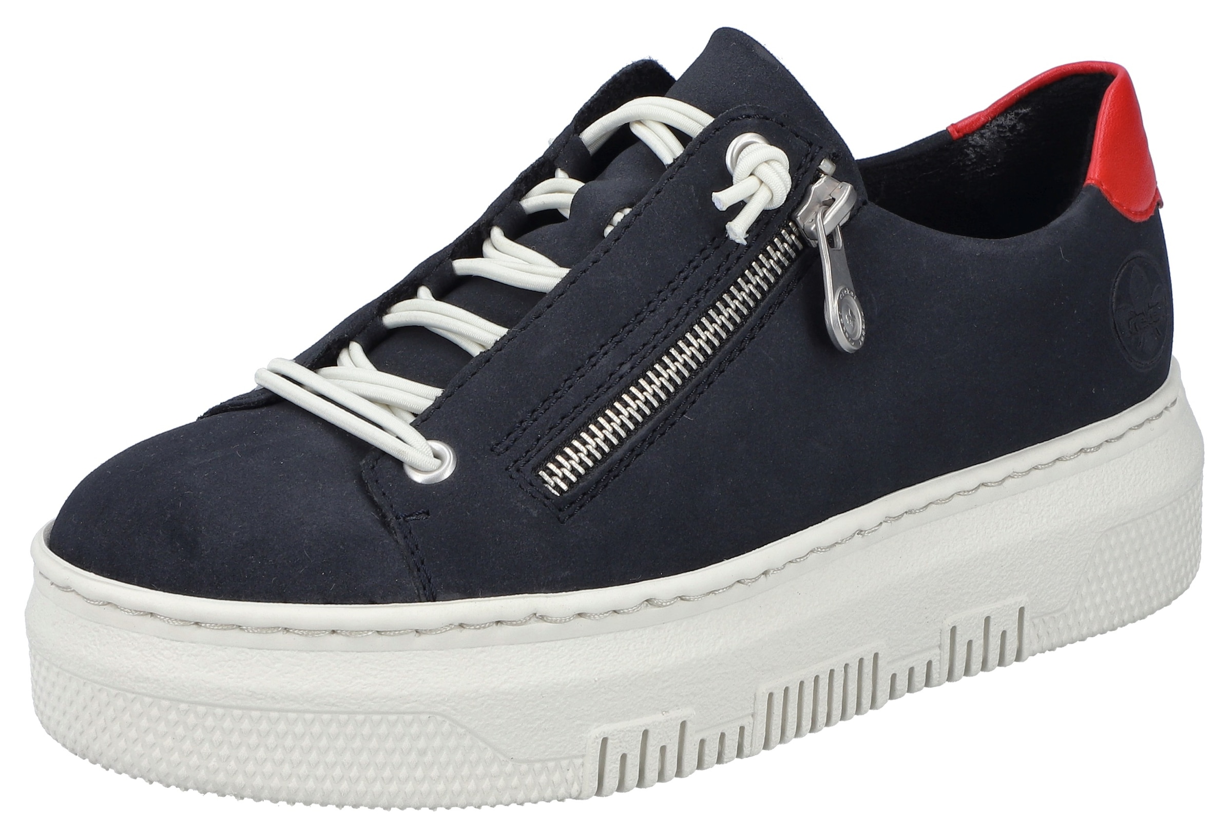 Plateausneaker, Sneaker, Slip-On Sneaker, Slipper mit weicher Leder-Innensohle