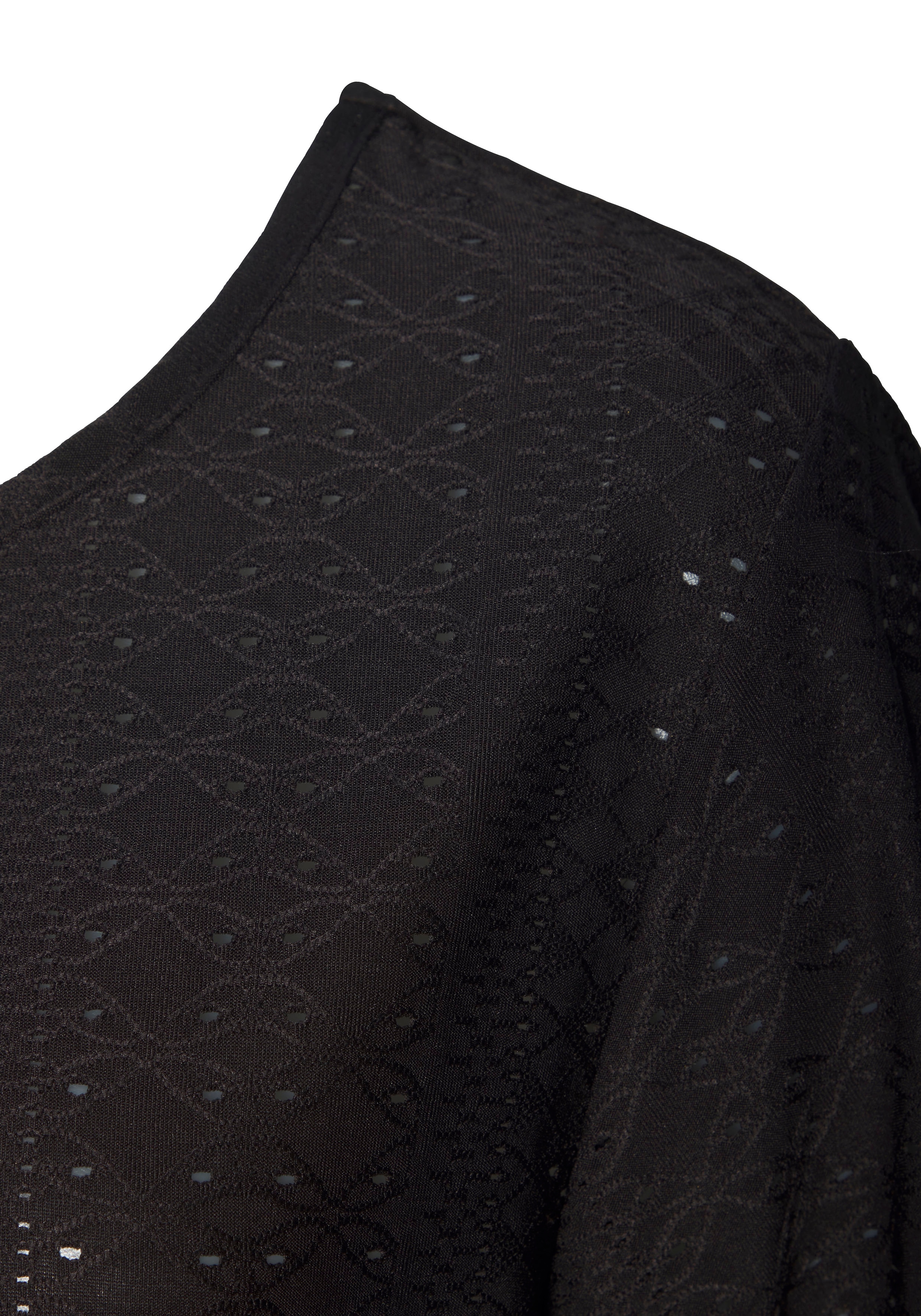 Vivance Kurzarmshirt »mit Lochstickerei«, aus pflegeleichter Qualität