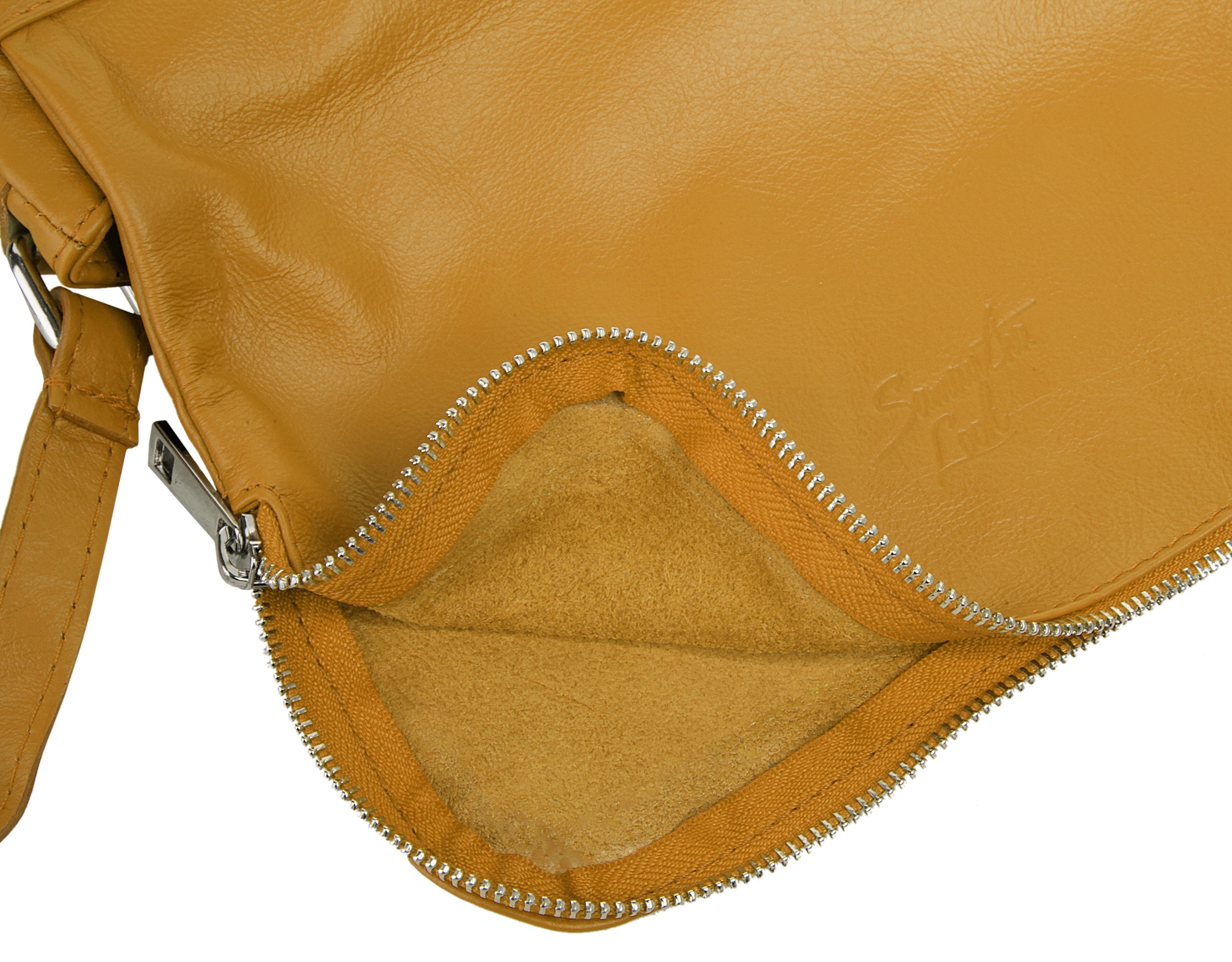Samantha Look Umhängetasche, echt Leder, Made in Italy