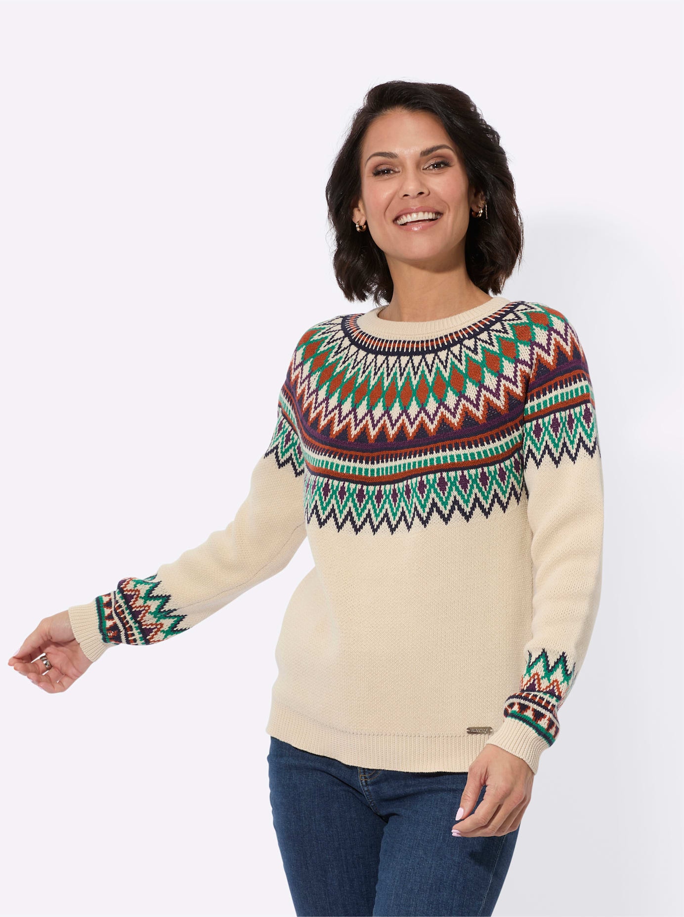 Casual Looks Norwegerpullover »Pullover«