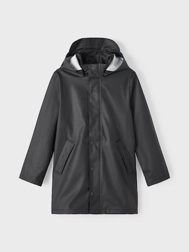 Name It Regenjacke »NKNDRY RAIN JACKET LONG 1«, mit Kapuze