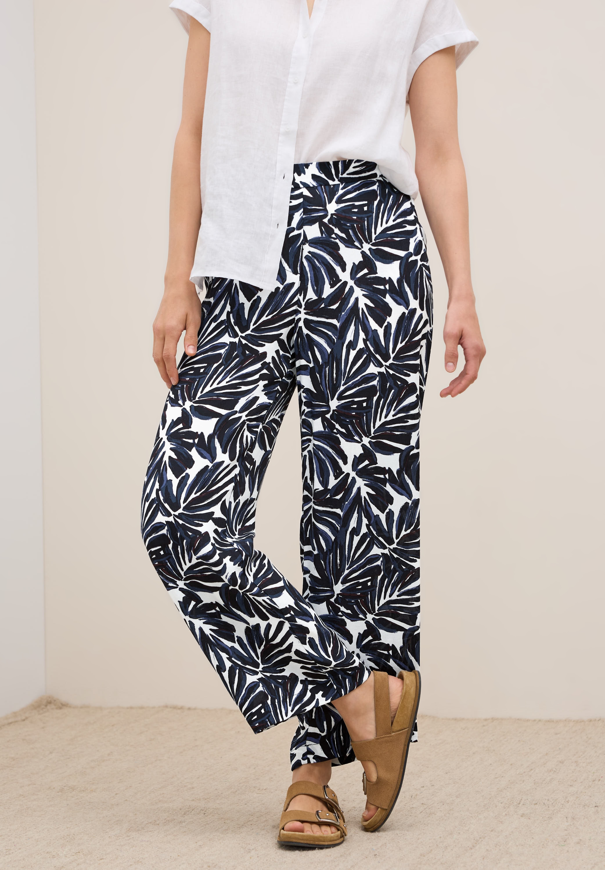 Cecil Stoffhose »Style NEELE« Sommerhose mit grafischem Muster