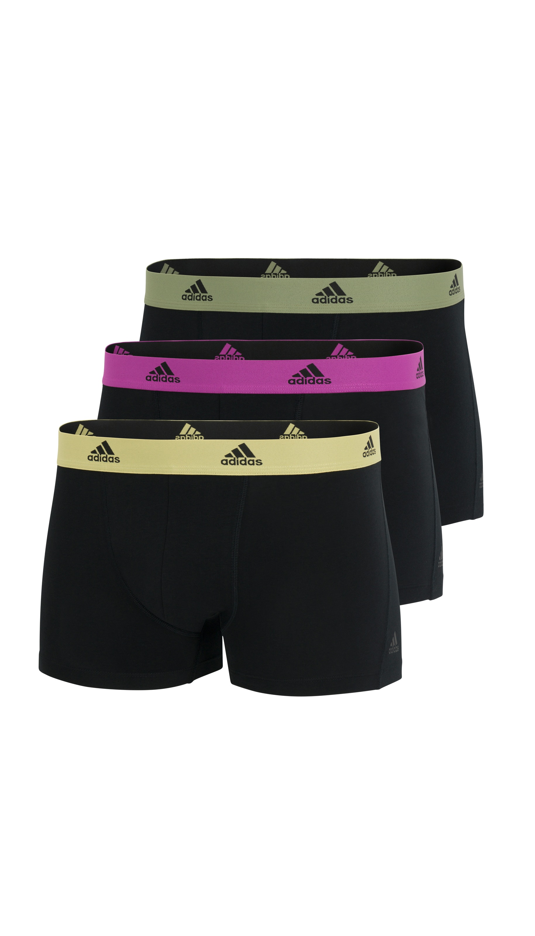 adidas Sportswear Boxer »Active Flex Cotton« 3er-Pack, Weiche Nahtverarbeitung, feuchtigkeitstransportierenden Eigenschaften