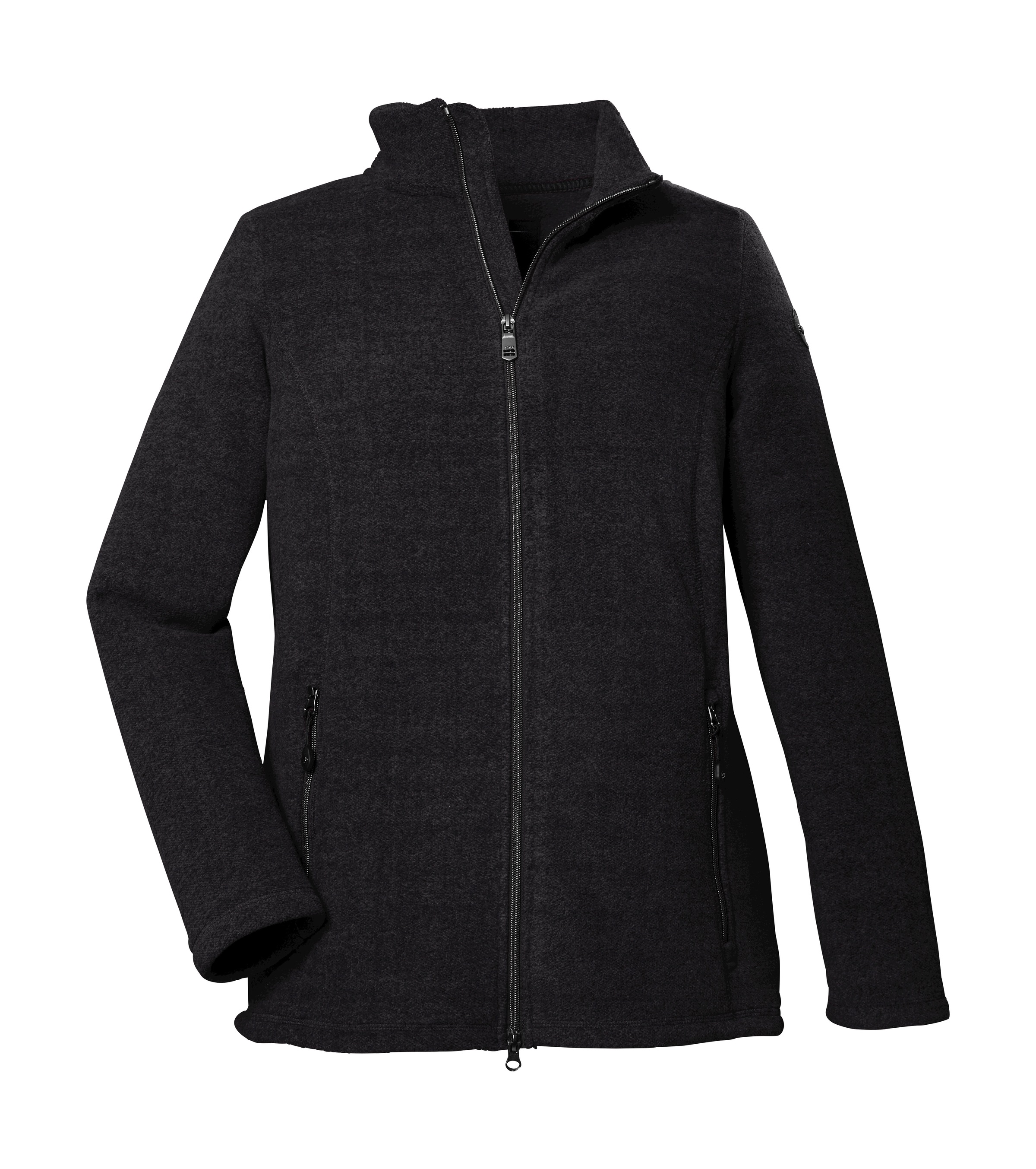 STOY Strickjacke »STW 2 WMN KNT JCKT« Vielseitige Damen Strickfleece-Jacke mit 2-Wege-Reissverschluss