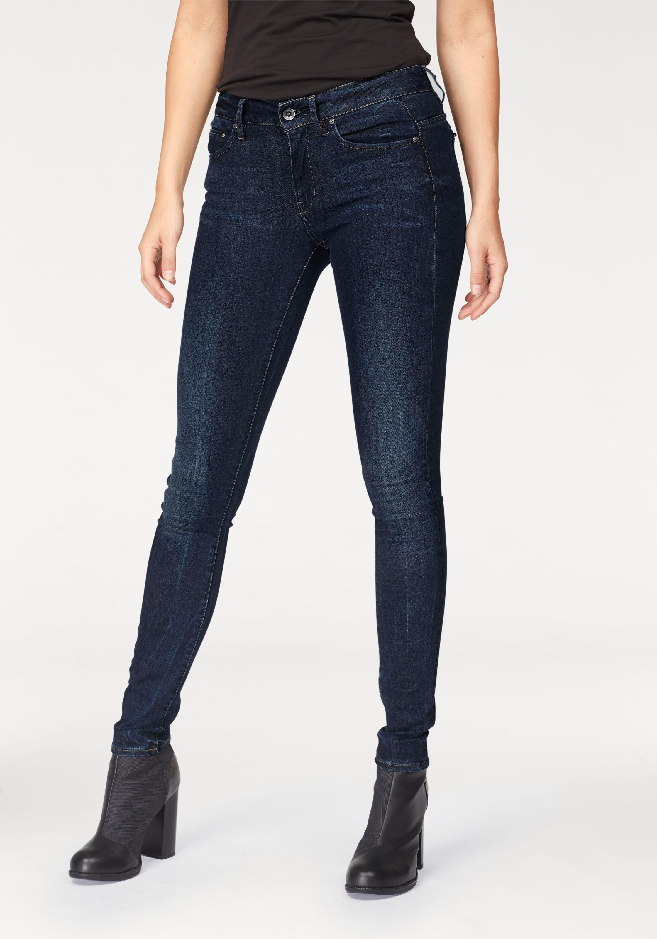G-Star RAW Skinny-fit-Jeans »Midge Zip«, mit Reissverschluss-Taschen hinten  online bestellen bei Jelmoli-Versand Schweiz