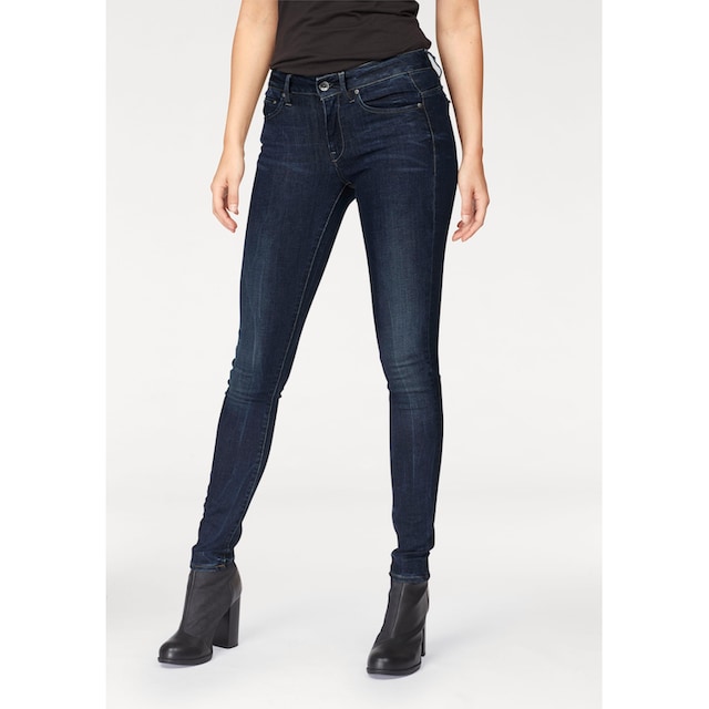 G-Star RAW Skinny-fit-Jeans »Midge Zip«, hinten mit bei Schweiz online Reissverschluss-Taschen Jelmoli-Versand bestellen