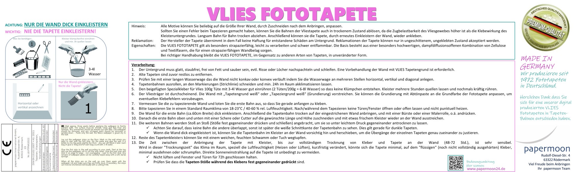 Papermoon Fototapete "Erotik WANDBILD POSTER XXL"