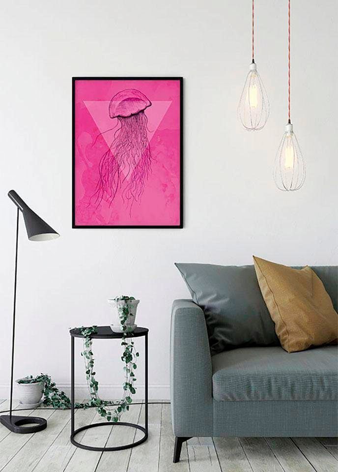 ❤ Komar Poster »Jellyfish Pink«, Tiere, Kinderzimmer, Schlafzimmer,  Wohnzimmer entdecken im Jelmoli-Online Shop