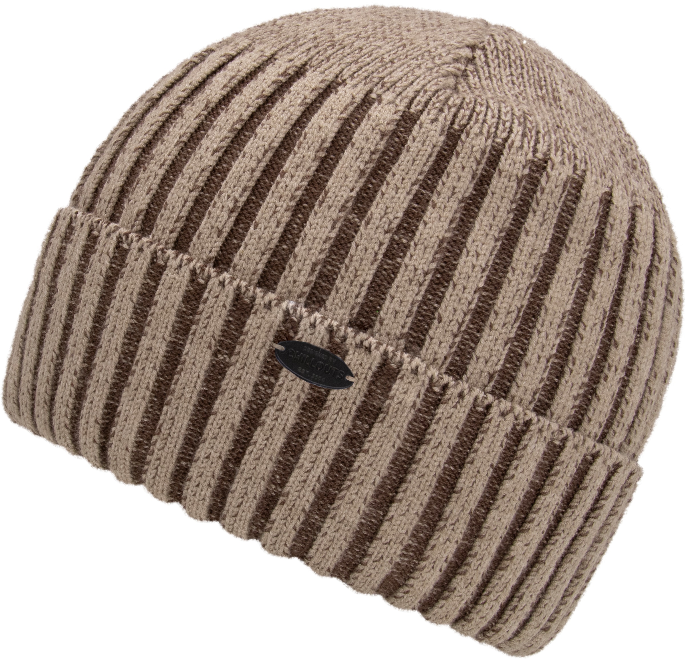 chillouts Beanie »Stan Hat«, mit robustem Strickmuster