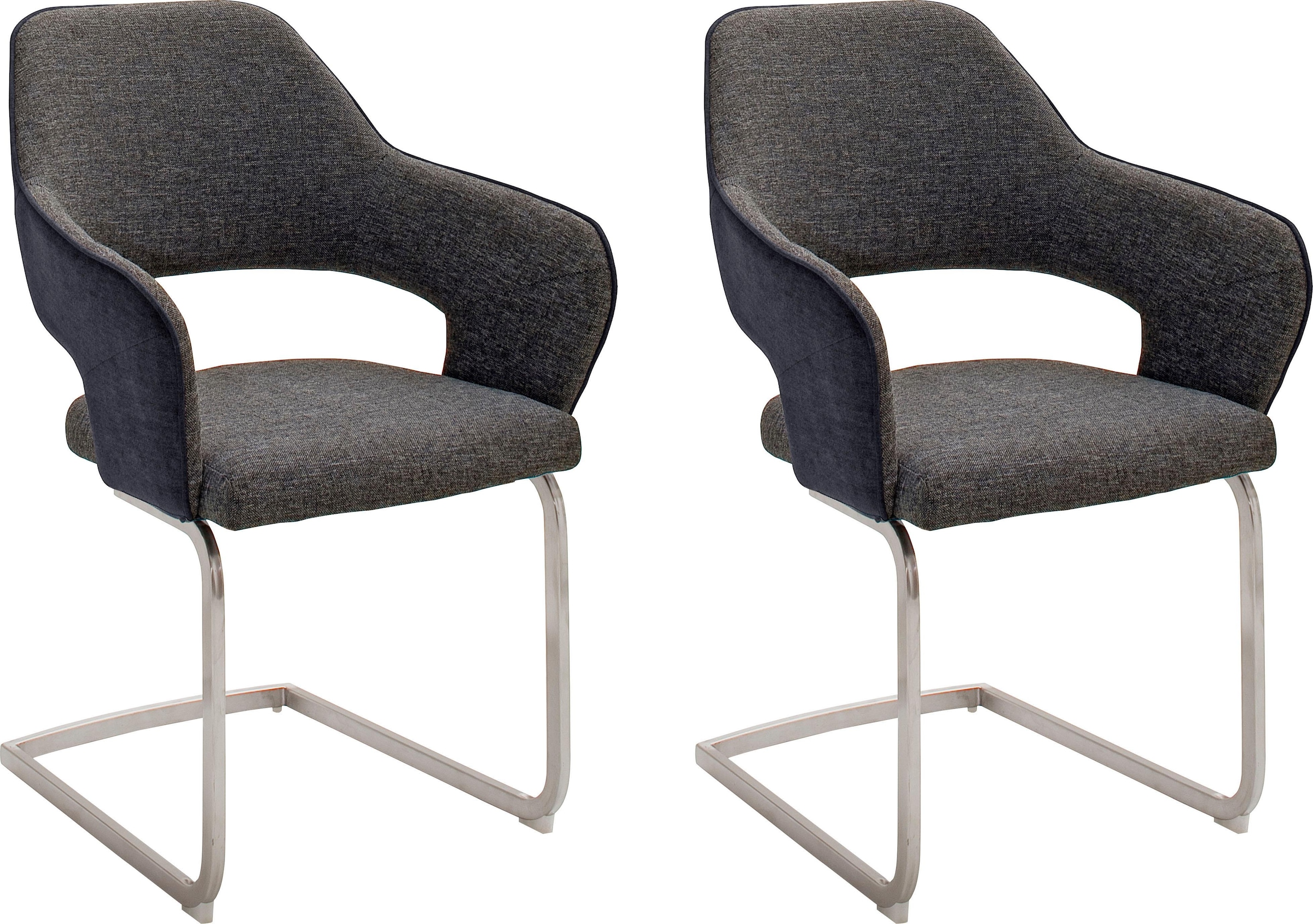 »NEWCASTEL«, belastbar furniture St., Kg MCA | 120 2 Freischwinger Stuhl (Set), Jelmoli-Versand online kaufen bis