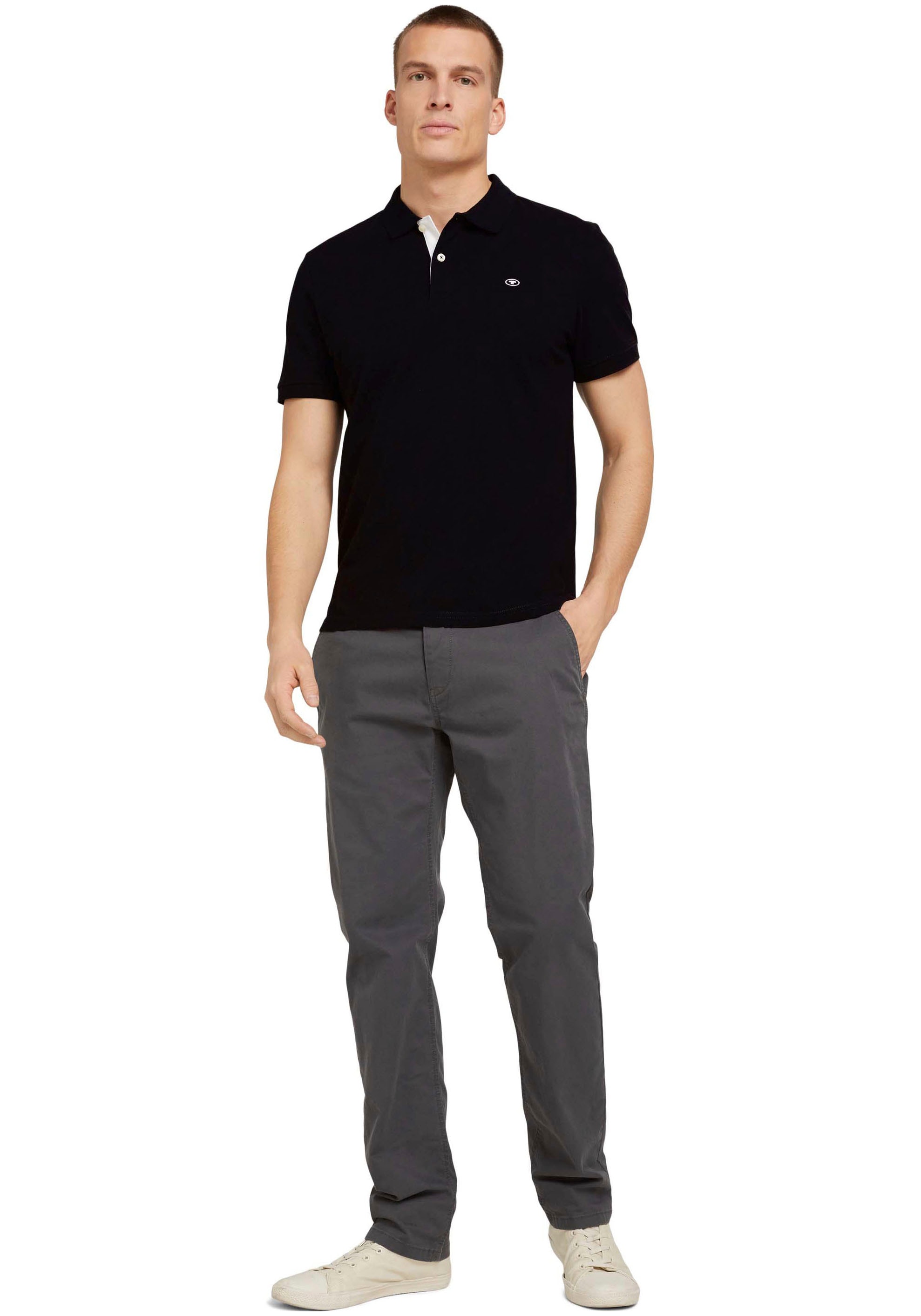 TOM TAILOR Poloshirt, mit Knopfleiste und Logo