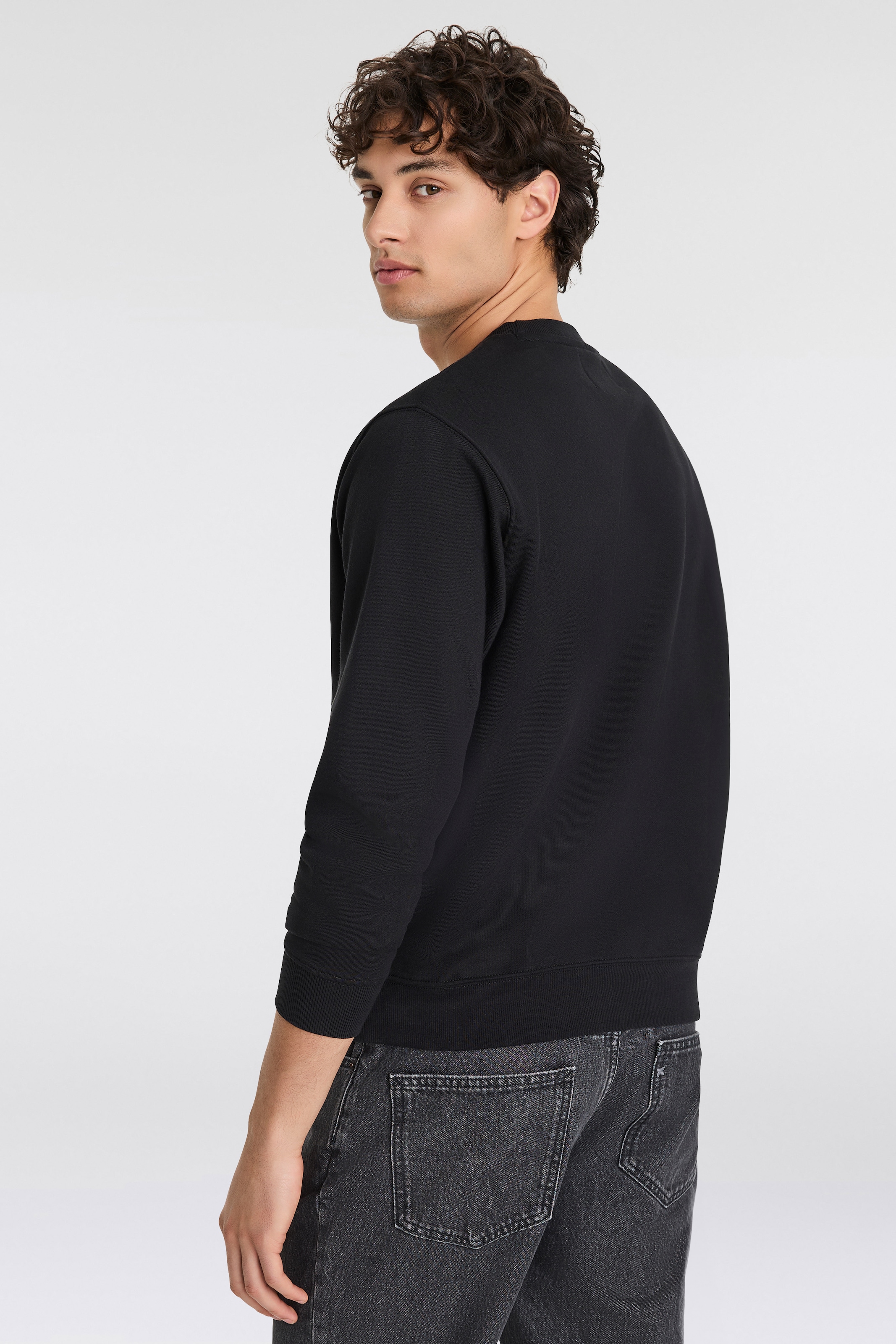 Replay Sweatshirt, mit V-Einsatz am Halsausschnitt