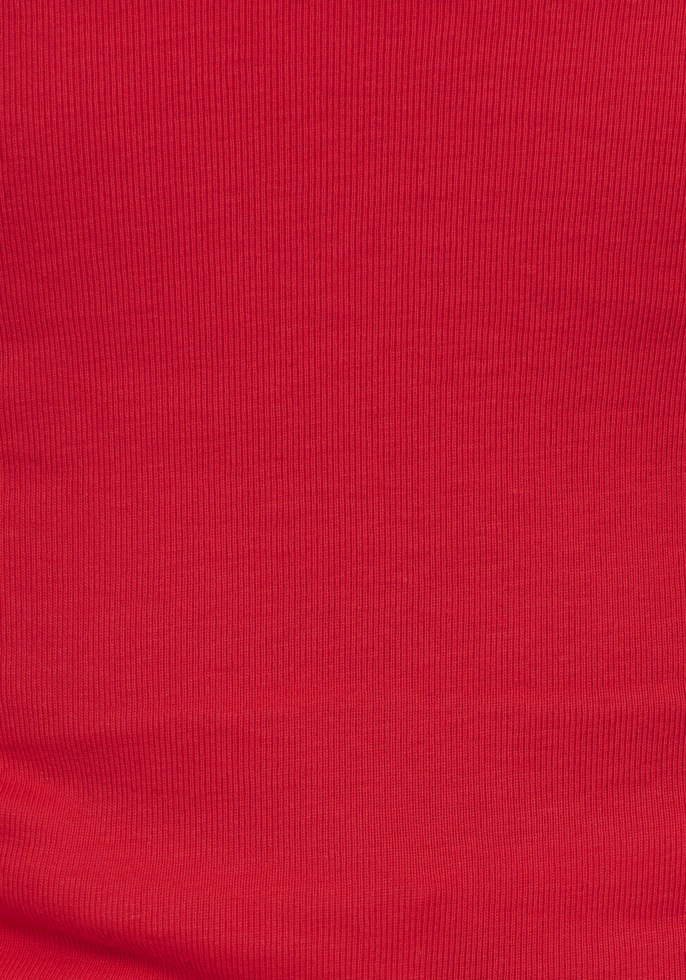 Flashlights T-Shirt, (Packung, 2er-Pack), figurbetonter Schnitt, unifarben, Rundhalsausschnitt