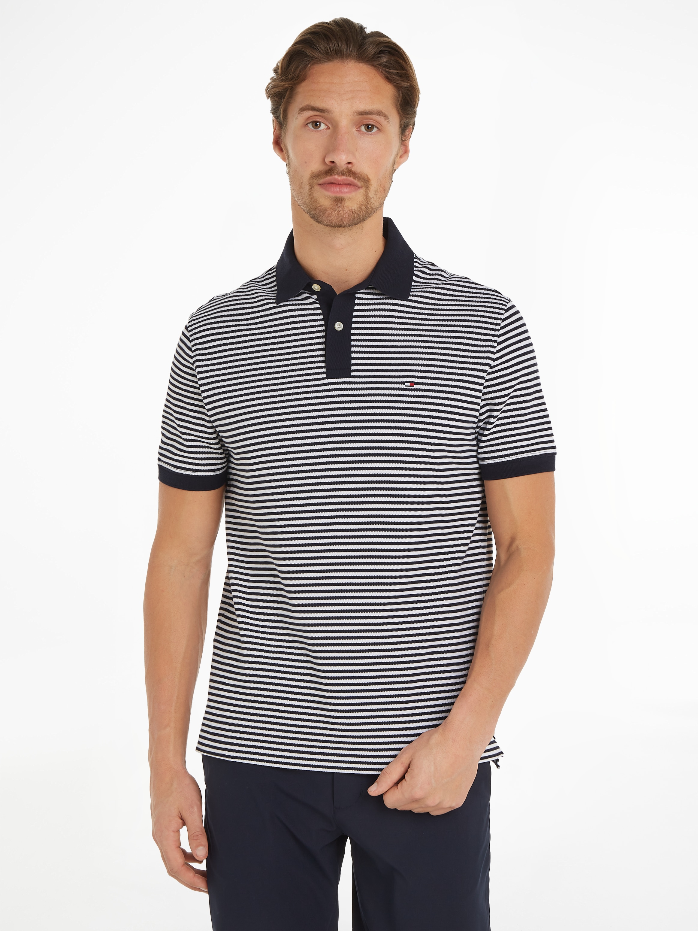 Poloshirt »1985 REGULAR POLO«, fein gestreift