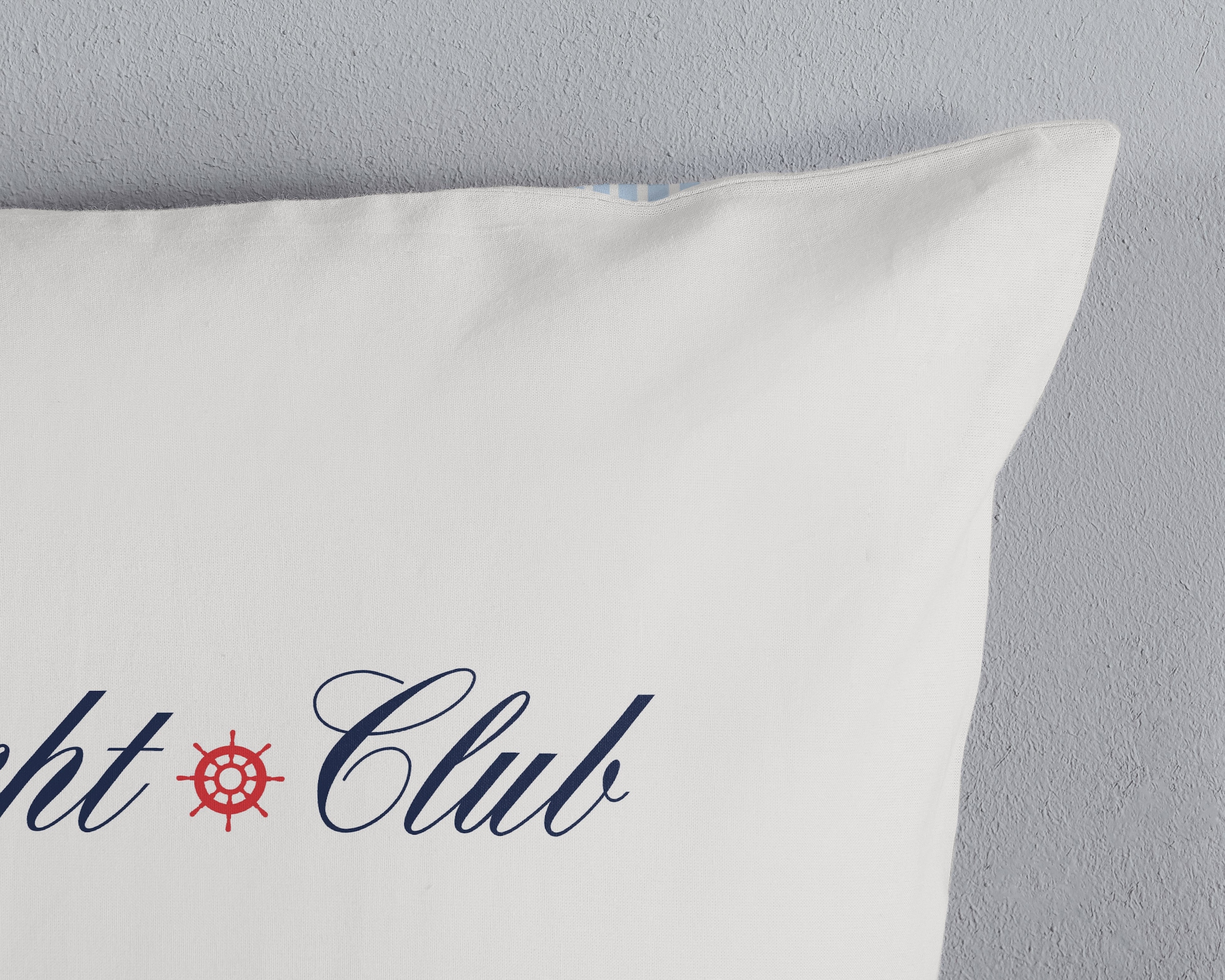 good morning Wendebettwäsche »Yachtclub«, 100% Baumwolle, Renforcé, Reissverschluss, Wendeoptik, Maritim, Boot