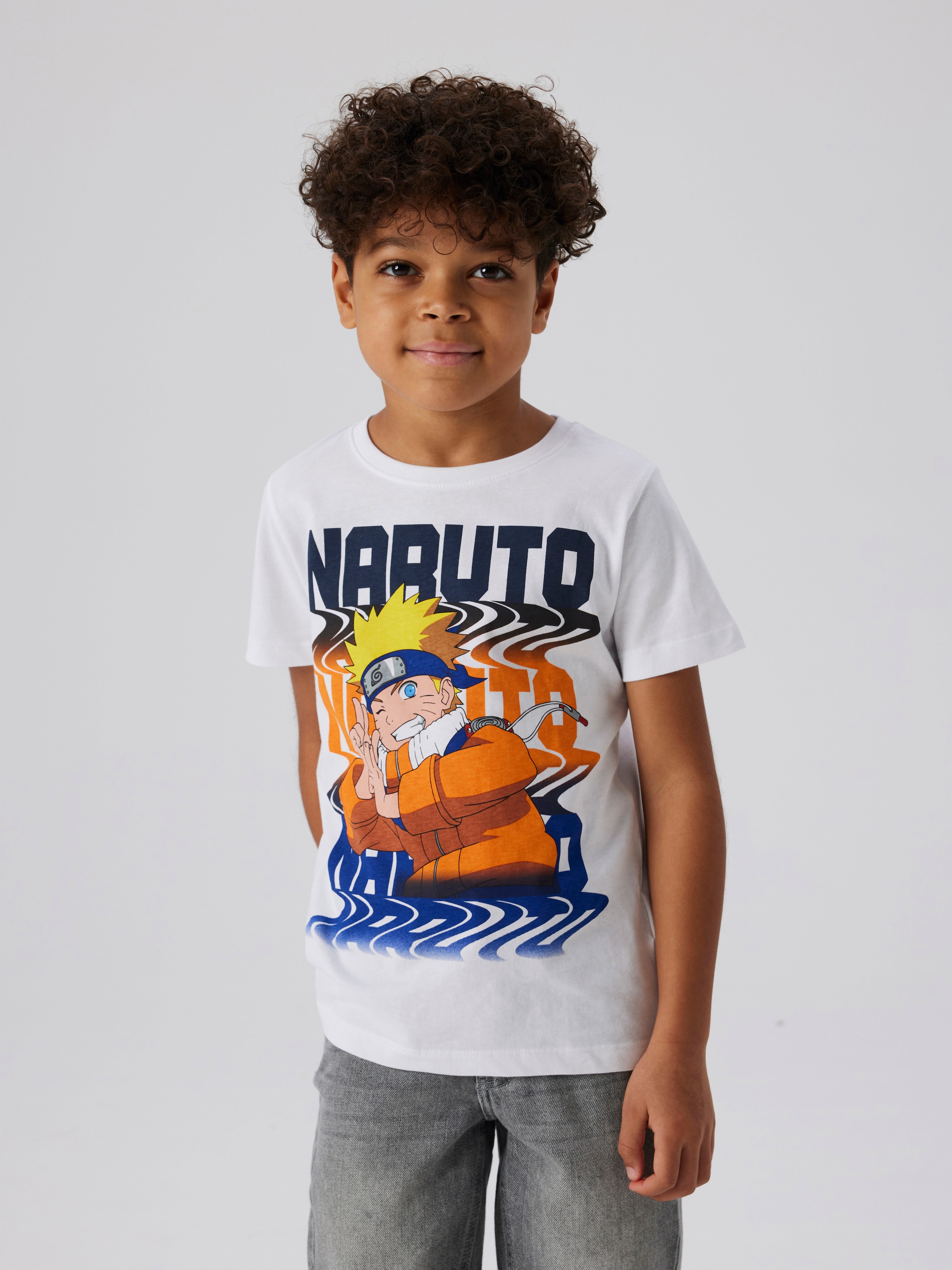 Name It T-Shirt »NKMFUKAS NARUTO SS TOP SKY« mit grossem Naruto-Frontdruck