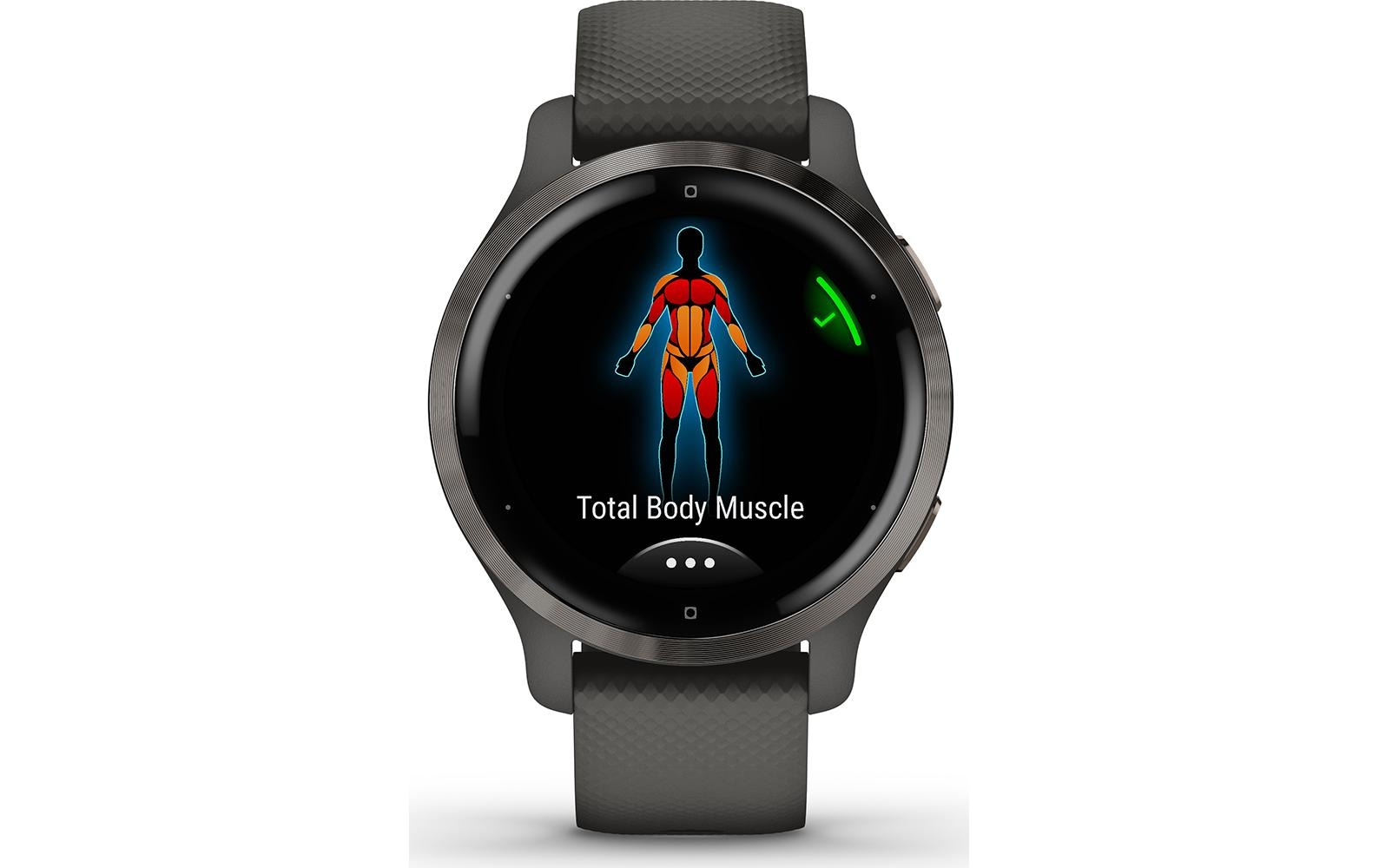 Garmin Smartwatch »Venu 2S Grau/Dunkel«, (2,79 cm / 1,1 Zoll),)