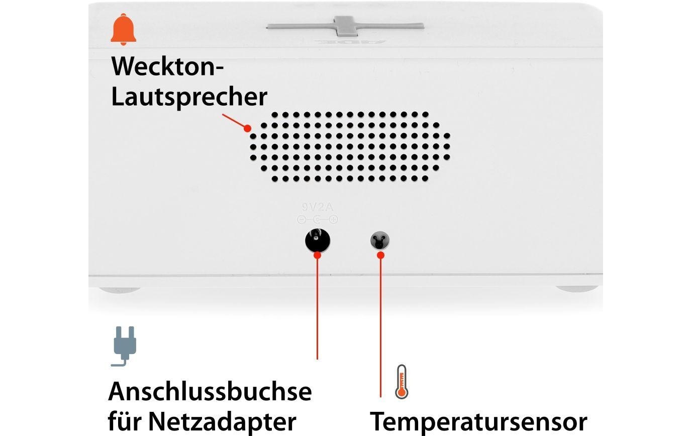 ADE Wecker »mit Temperaturanzeige«