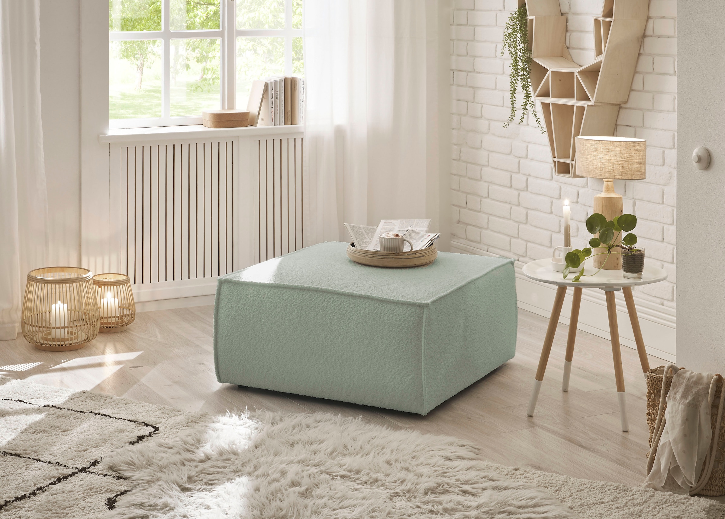 andas Hocker »Finnley«, quadratisch, passt z. Loveseat Finnley