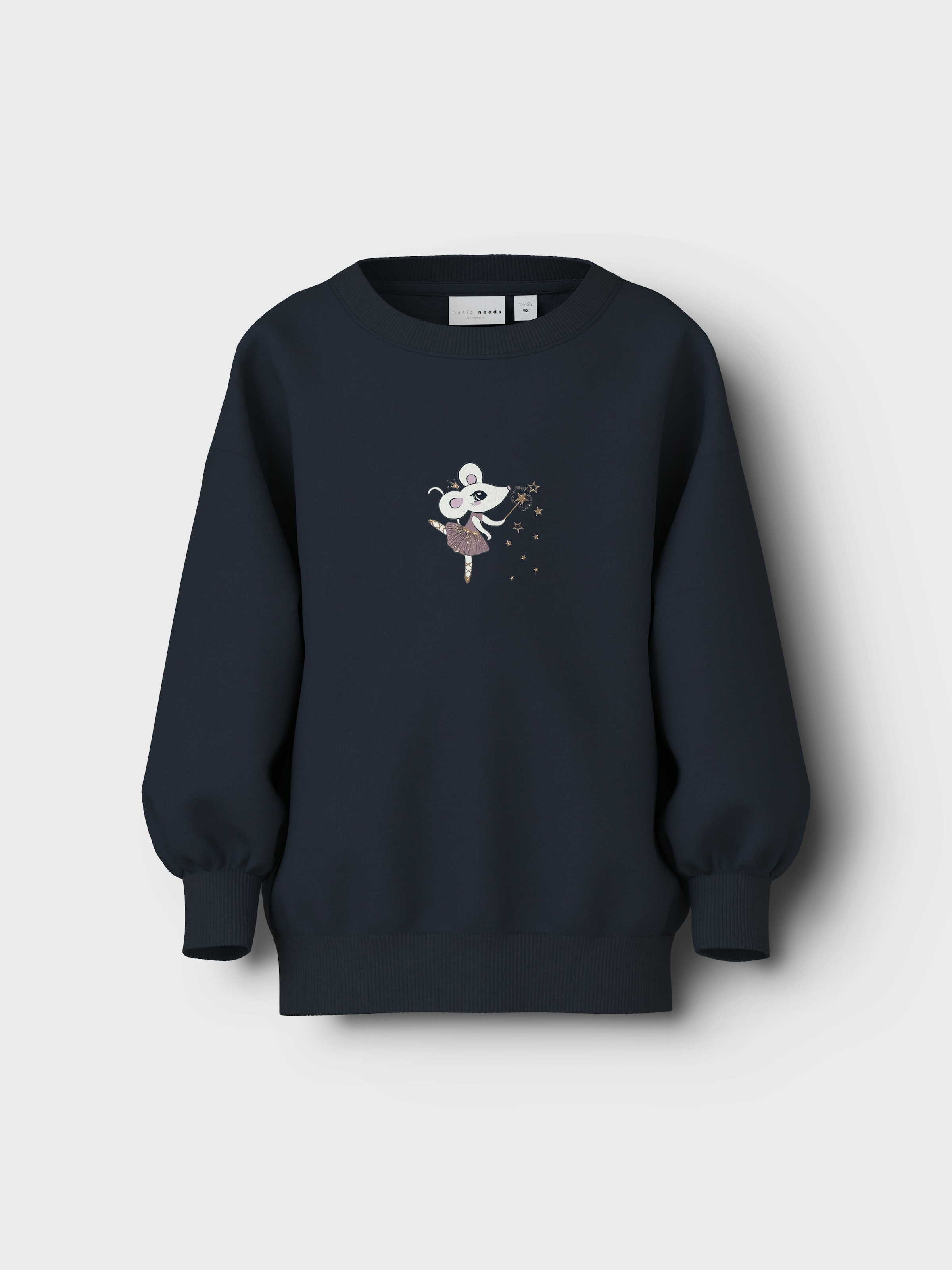 Name It Sweatshirt »NMFVALONA LS LONG RLX SWEAT BRU«