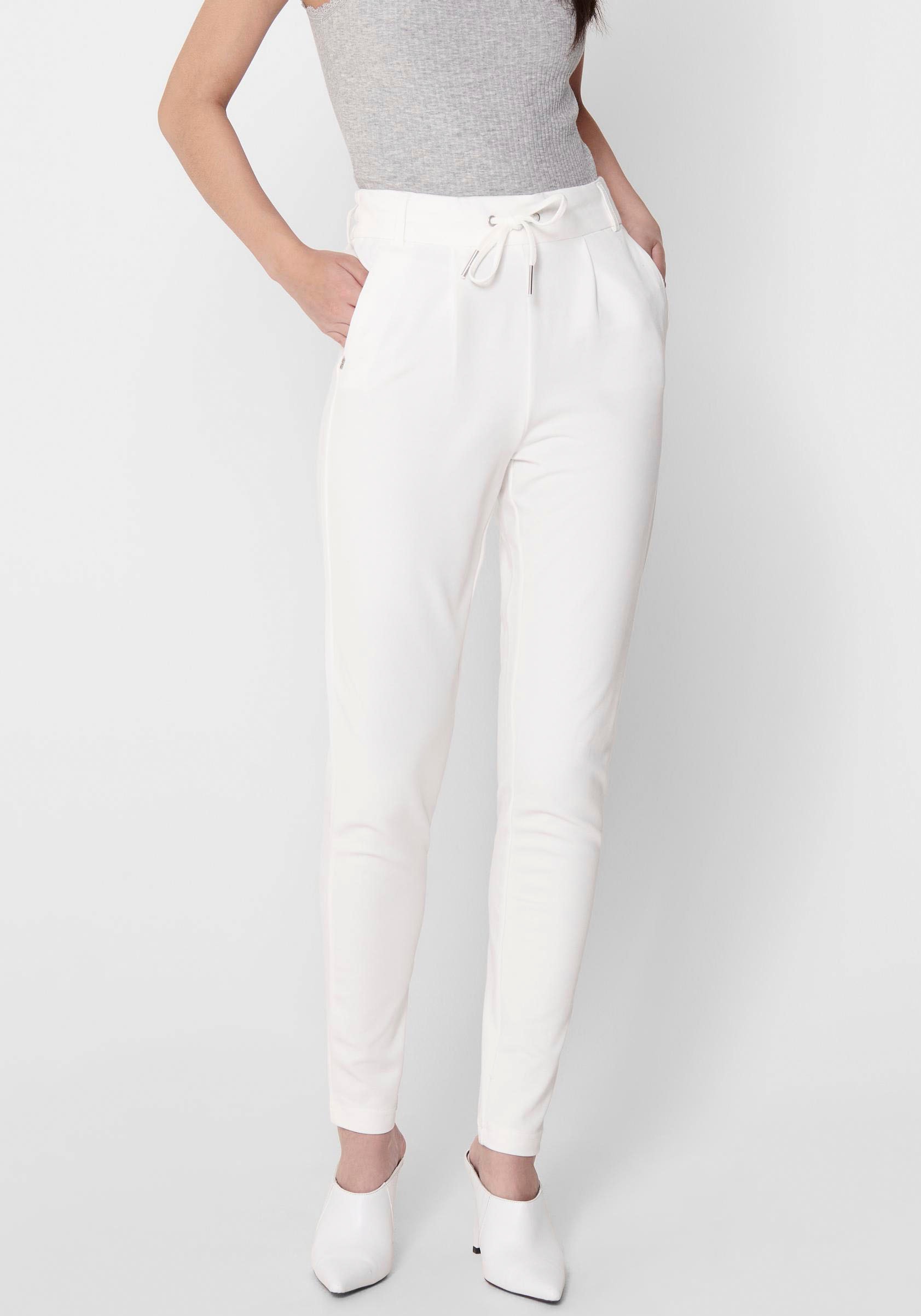 ONLY Jogger Pants »ONLPOPTRASH LIFE EASY COL PANT PNT NOOS«, bequeme Form mit elastischem Bund und Kordelzug