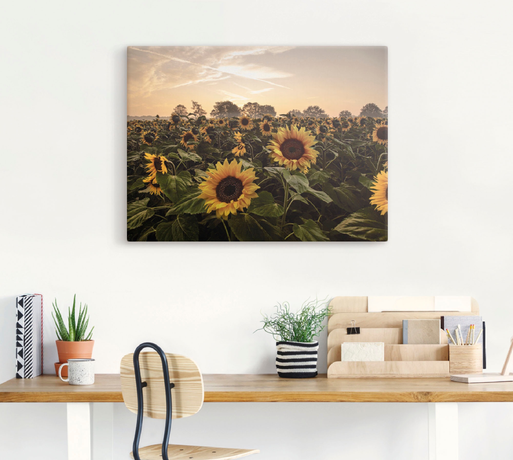 Artland Wandbild »Lasst Blumen sprechen...«, Blumen, (1 St.), als Leinwandbild, Wandaufkleber oder Poster in versch. Grössen
