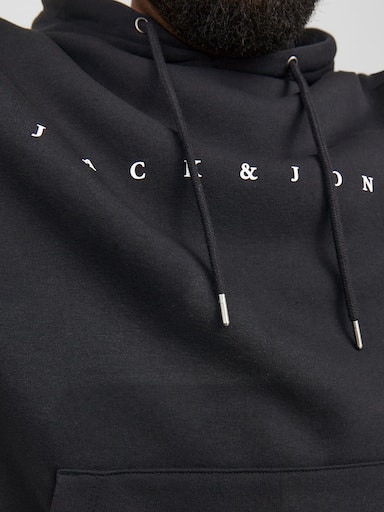 Jack & Jones PlusSize Kapuzensweatshirt »JJESTAR JJ SWEAT HOOD NOOS PLS«, mit Kängurutasche