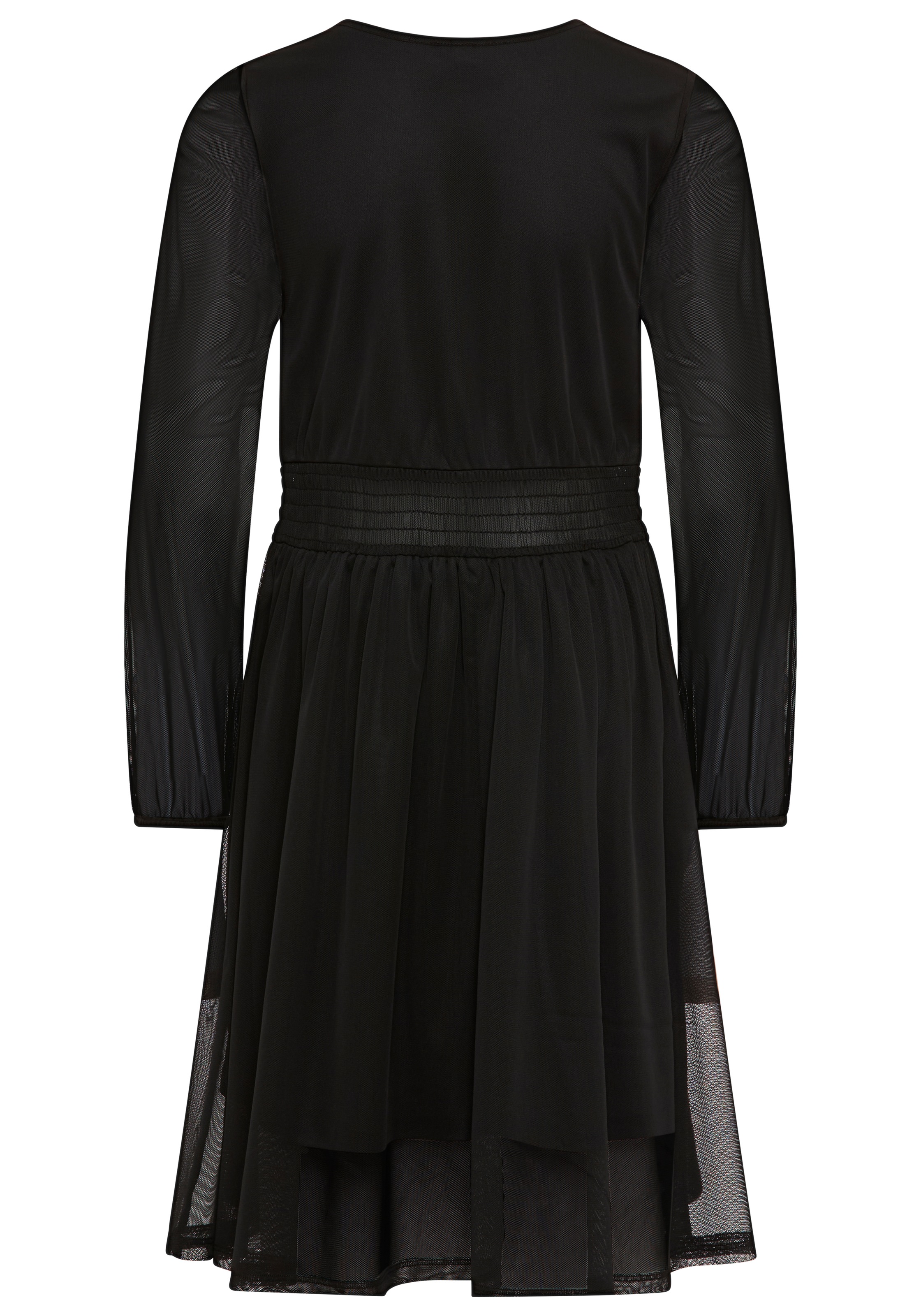 Bruno Banani Jerseykleid »Chiffonkleid«, NEUHEIT: BRUNO BANANI für TEENS! Shirtkleid mit Chiffon