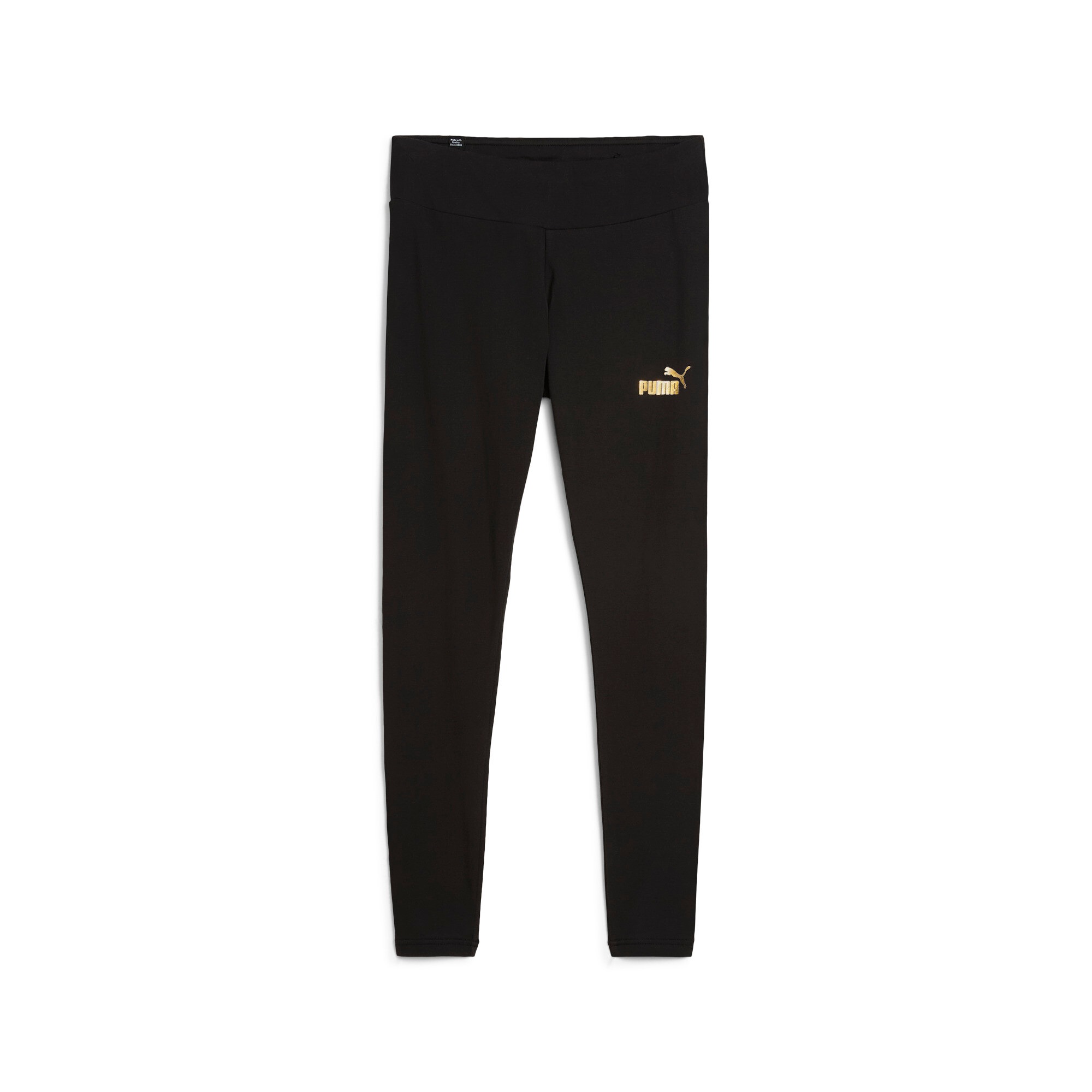 PUMA Leggings »ESS TAPE MINIMAL GOLD LEGGINGS« sportlicher Stil, mit Foliendruck, mit Reissverschluss