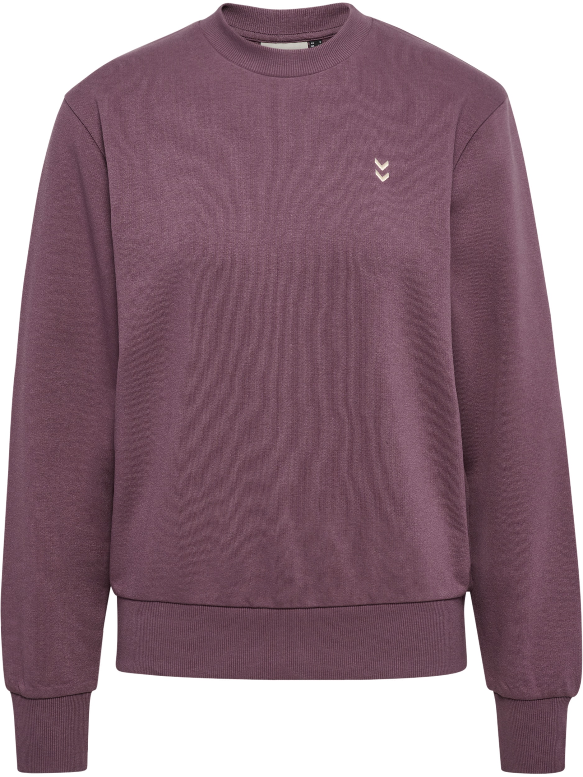 hummel Sweatshirt "HMLPULSE W SWEAT CREWNECK", normale Passform, mit Stickerei Chevron-Logo, ohne Verschluss