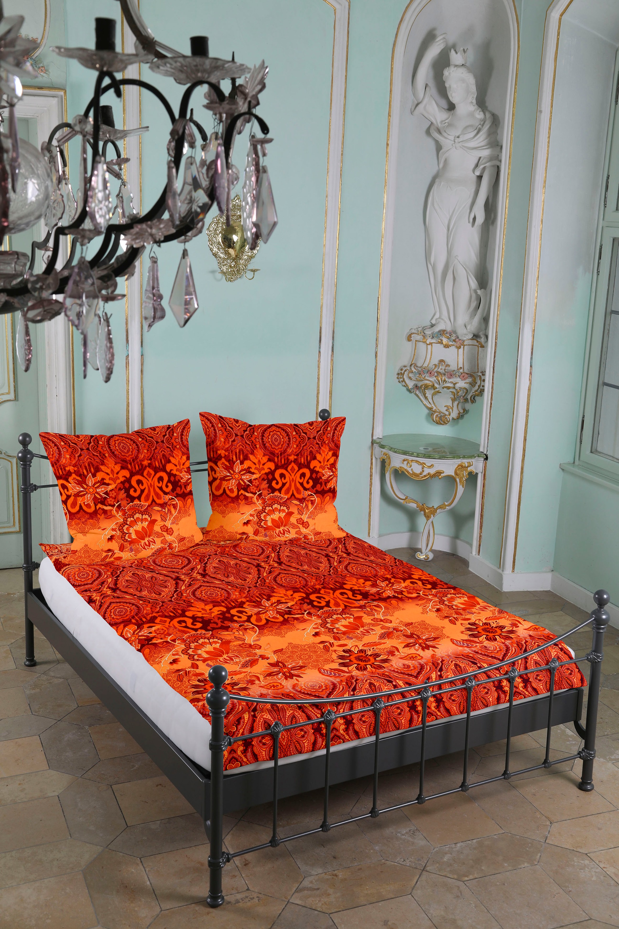 CASATEX Bettwäsche "Suzani" 2 Stk. harmonisches Blütendesign