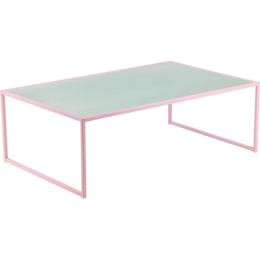COUCH♥ Couchtisch »Tischlein Deck Dich«, aus Metall mit Tischplatte aus Glas, COUCH Lieblingsstücke