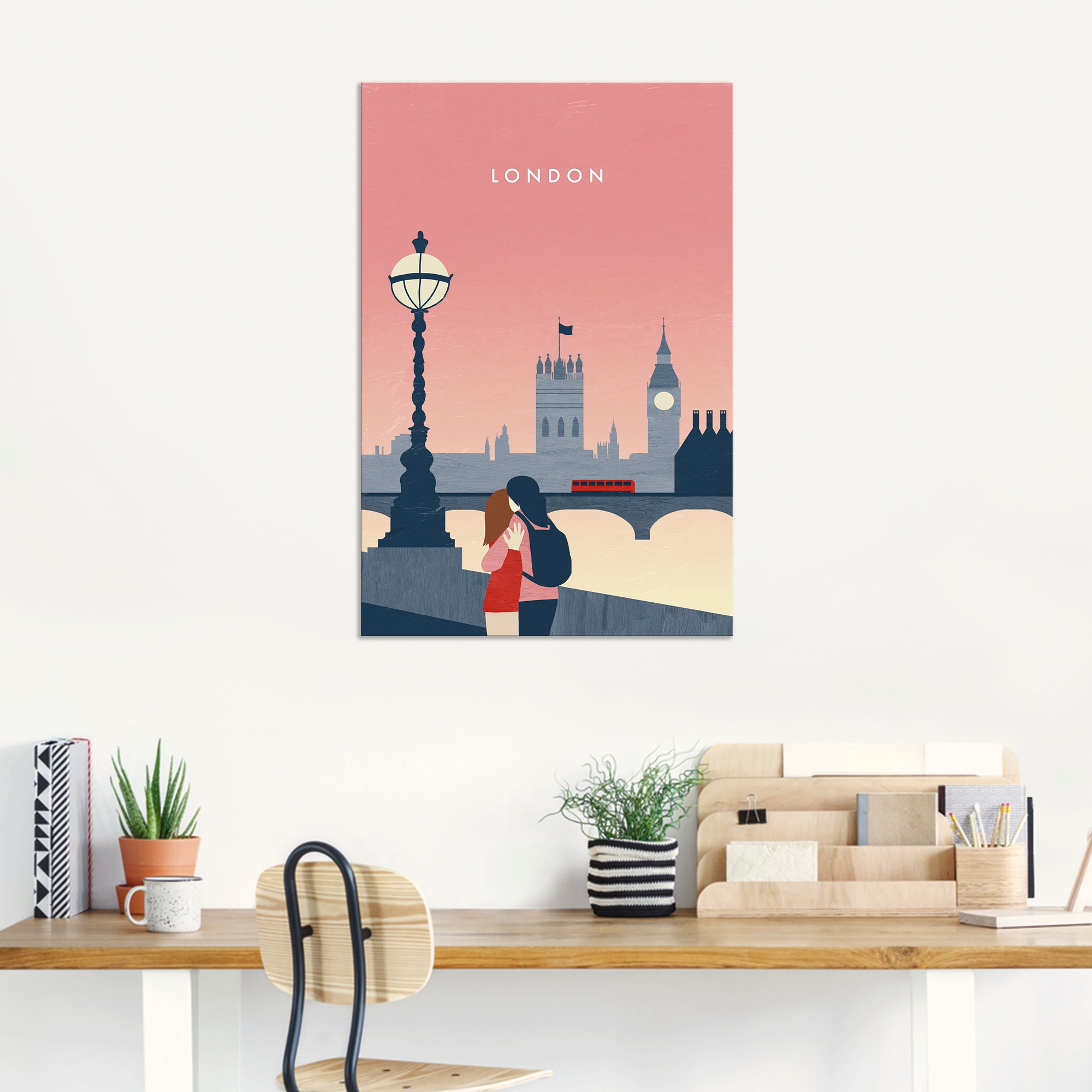 Artland Wandbild "London" 1 Stk. tlg. als Alubild, Leinwandbild, Poster, Wandaufkleber in verschied. Größen