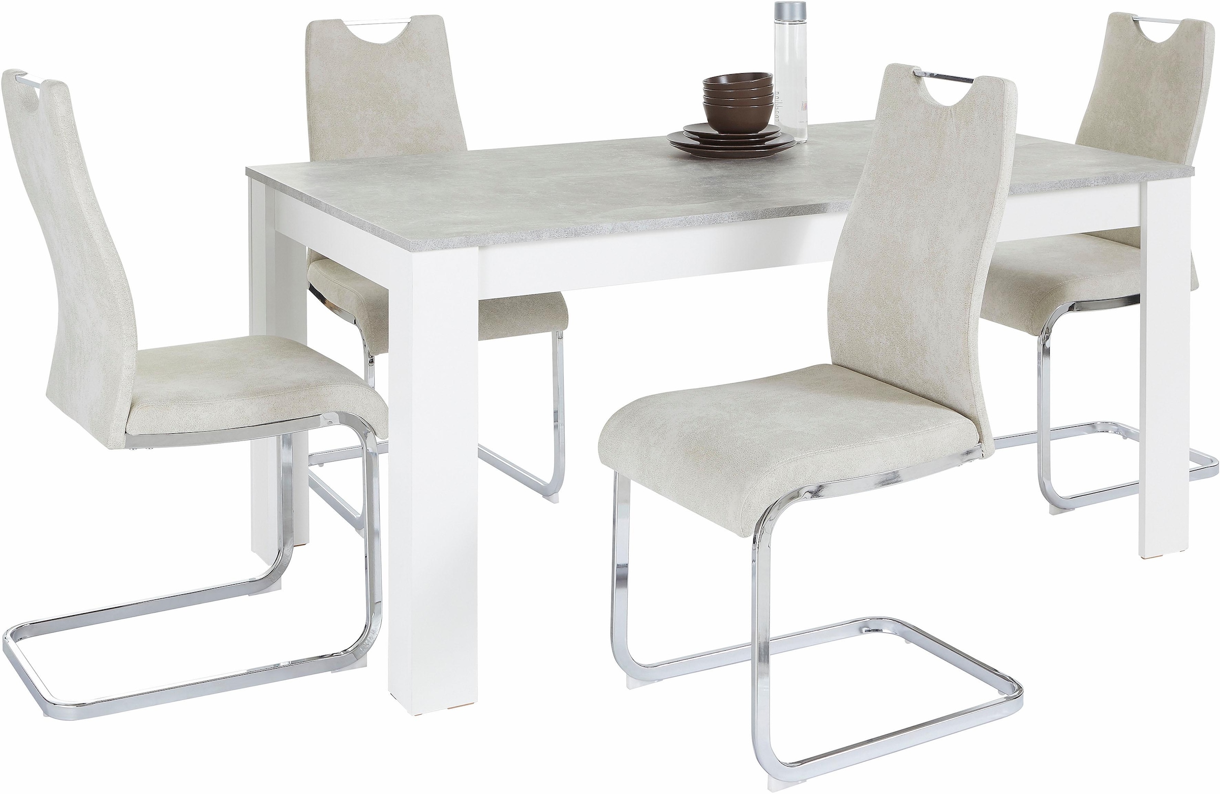 Essgruppe Homexperts 5 4 Stühle (Set, und tlg.), 1 kaufen Tisch »Zabona«, online Jelmoli-Versand |