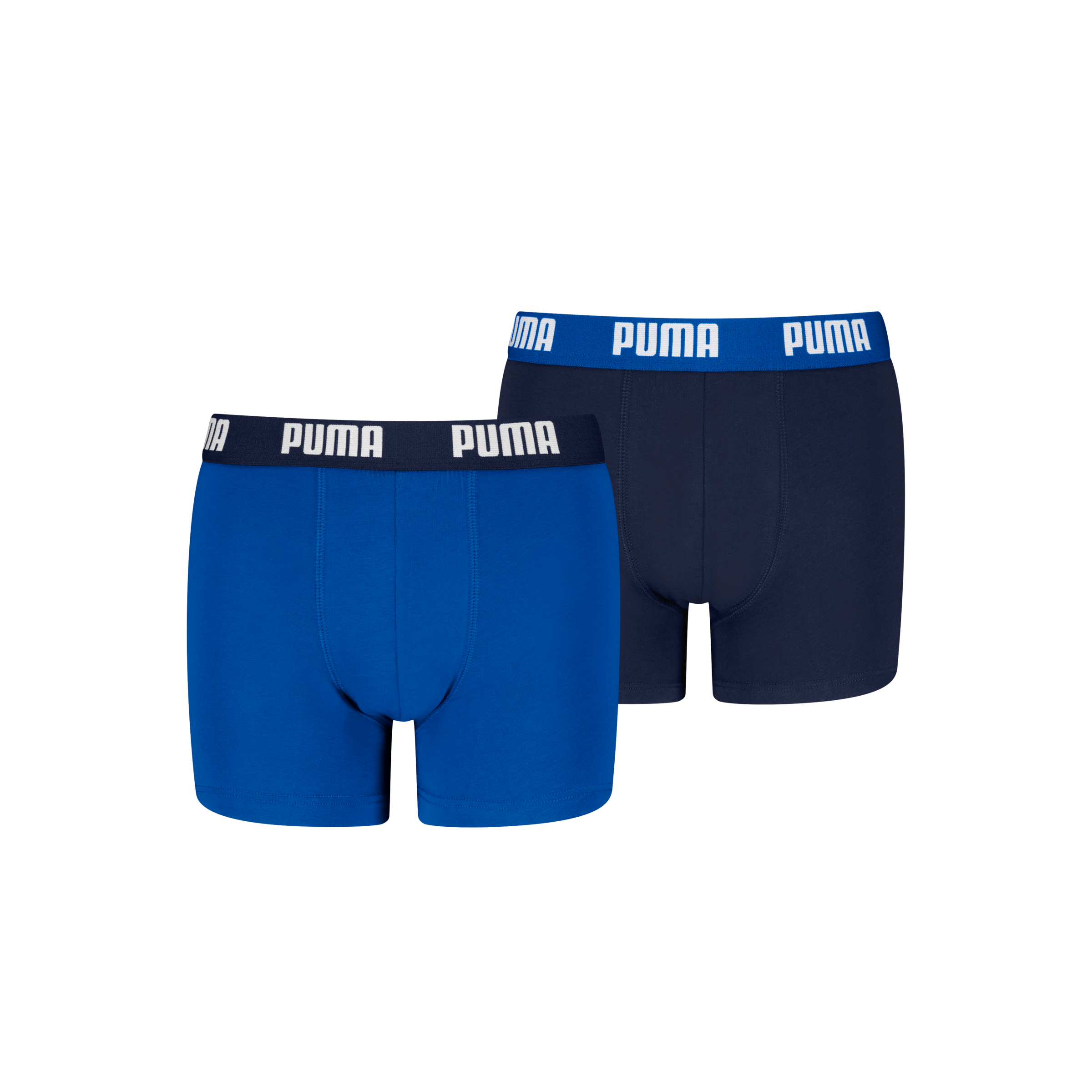 PUMA Boxershorts »PUMA BOYS EVERYDAY BASIC BOXERS 2P« Packung, 2er Pack, Komfortabler Logobund, ohne Eingriff