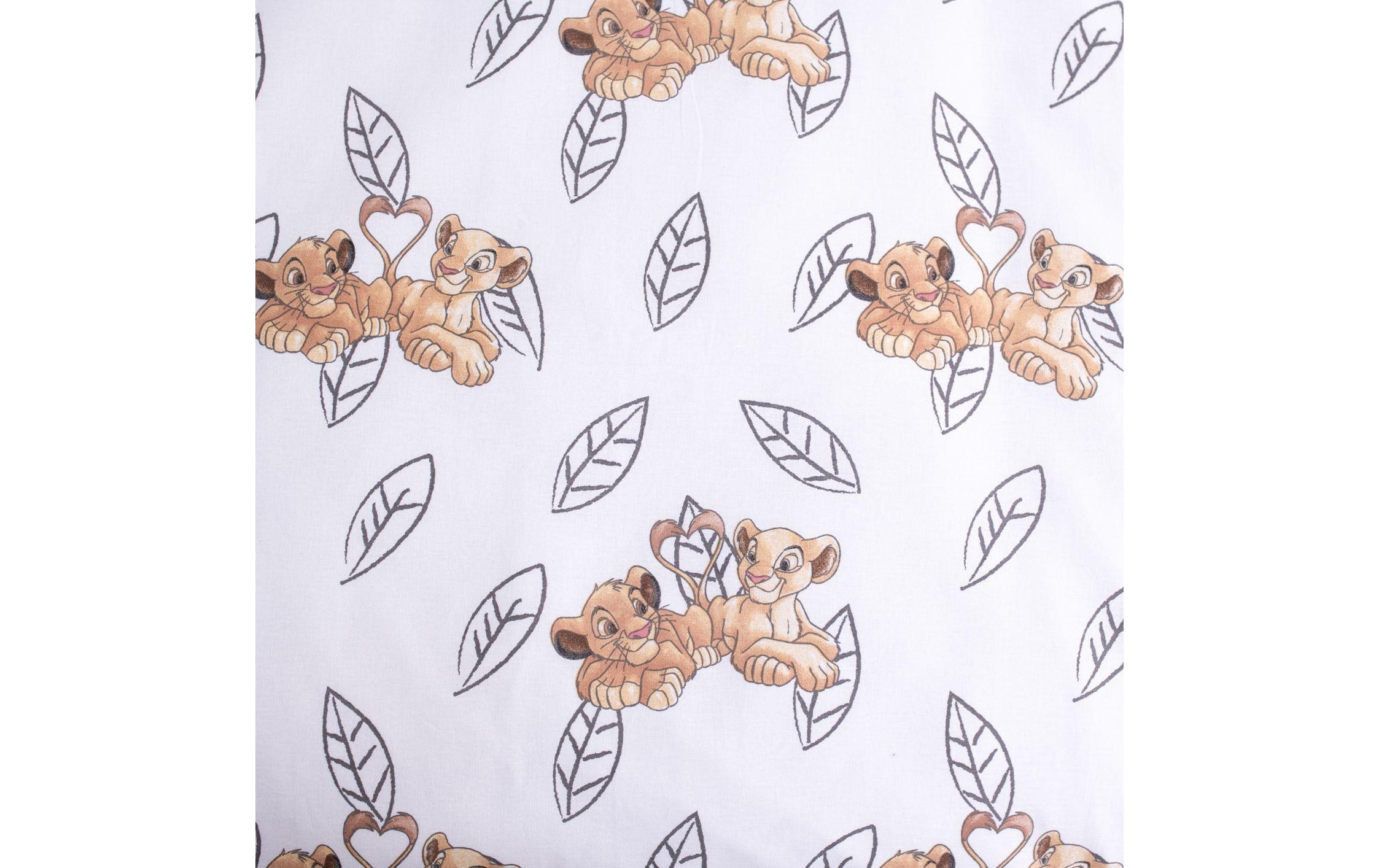 Kinderbettwäsche »Jerry Fabrics Lion King 100 x 135 cm + 40 x 60 cm«