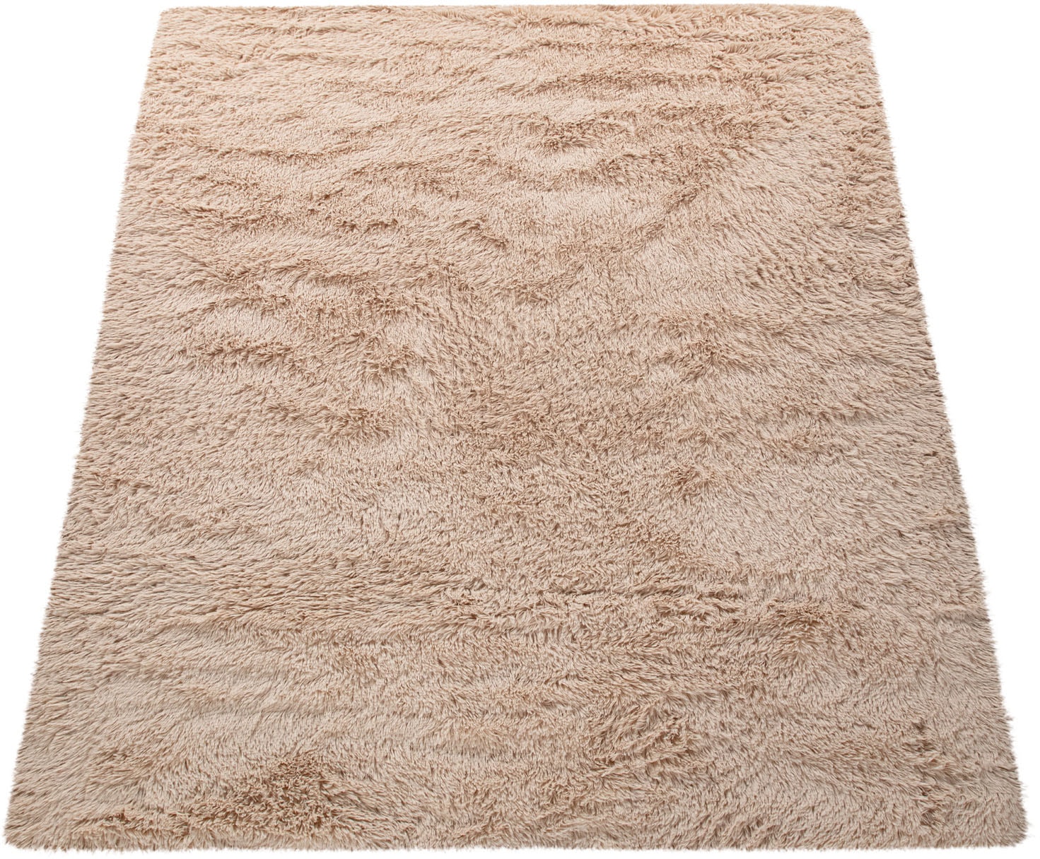 Paco Home Hochflor-Teppich »Silky 591«, rechteckig, 37 mm Höhe, Uni-Farben, besonders weich und kuschelig