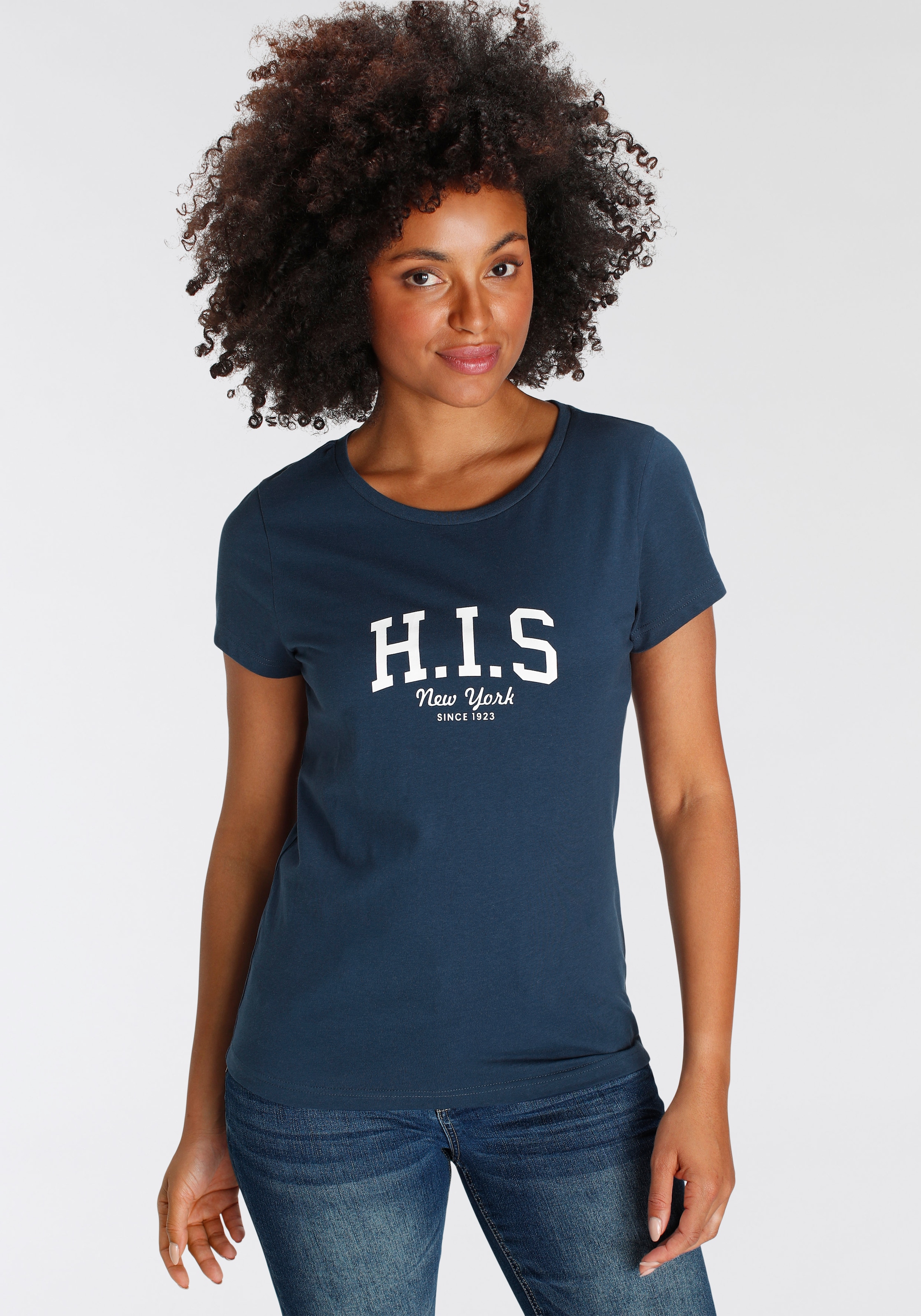 H.I.S T-Shirt, mit Logo-Print vorne