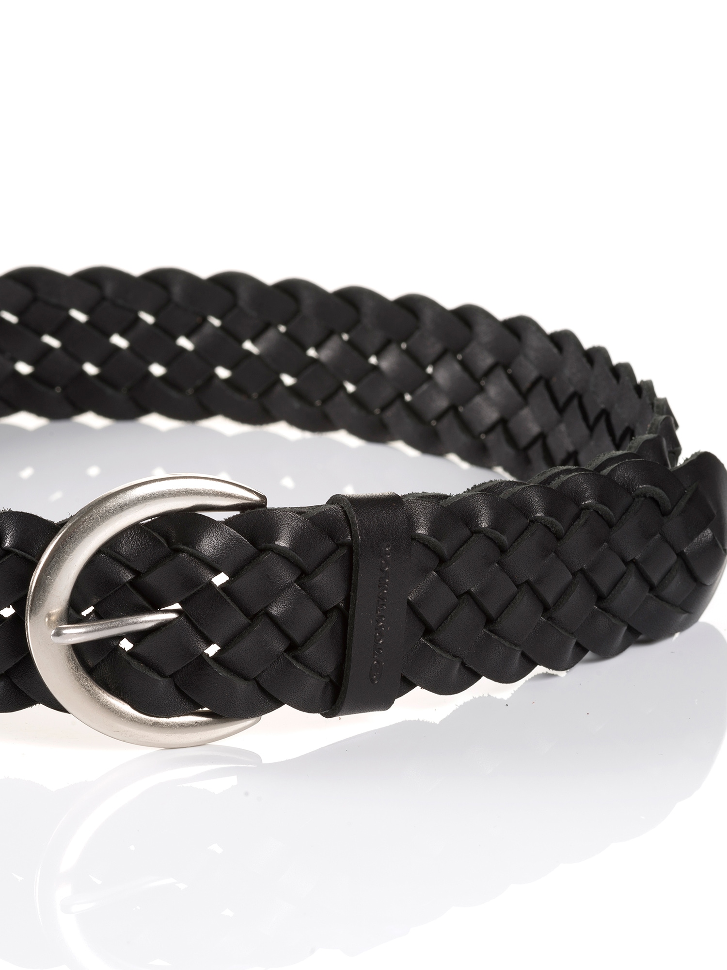TOM TAILOR Flechtgürtel »TTLISA«, 4 cm breiter Damengürtel, Flechtledergürtel, modisches Must-Have