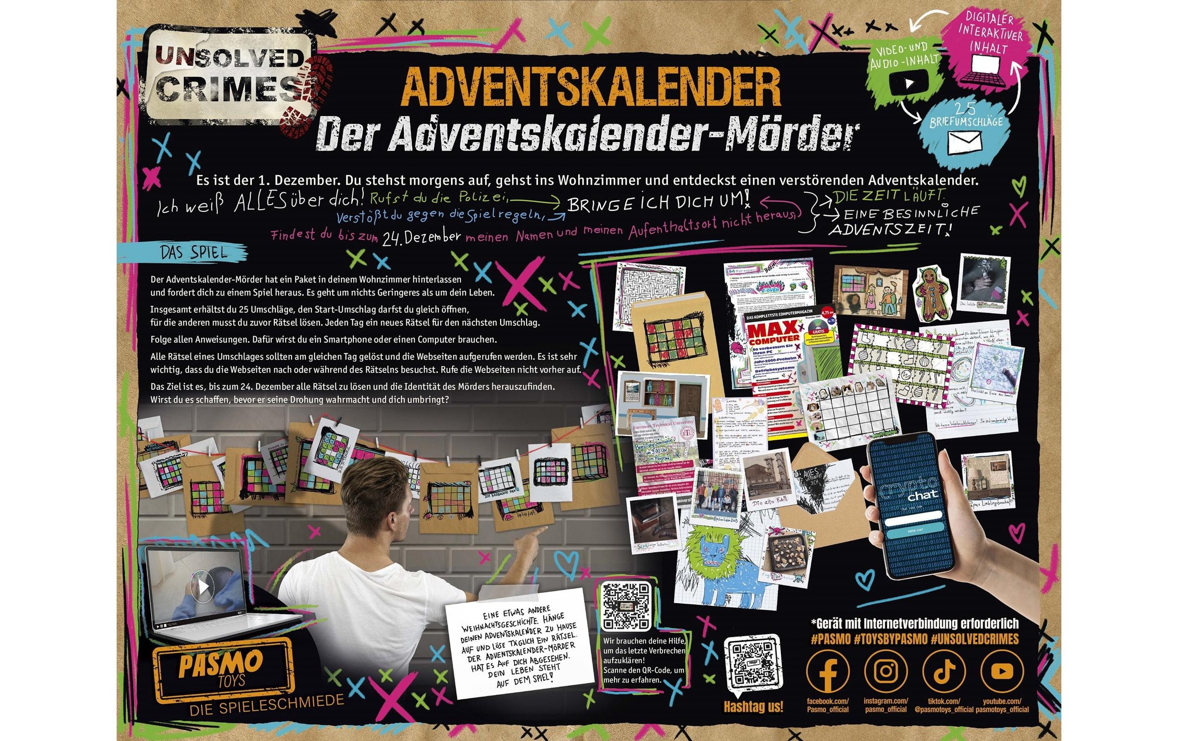 CRAZE Adventskalender »Unsolved Crimes 2024«, ab 3 Jahren