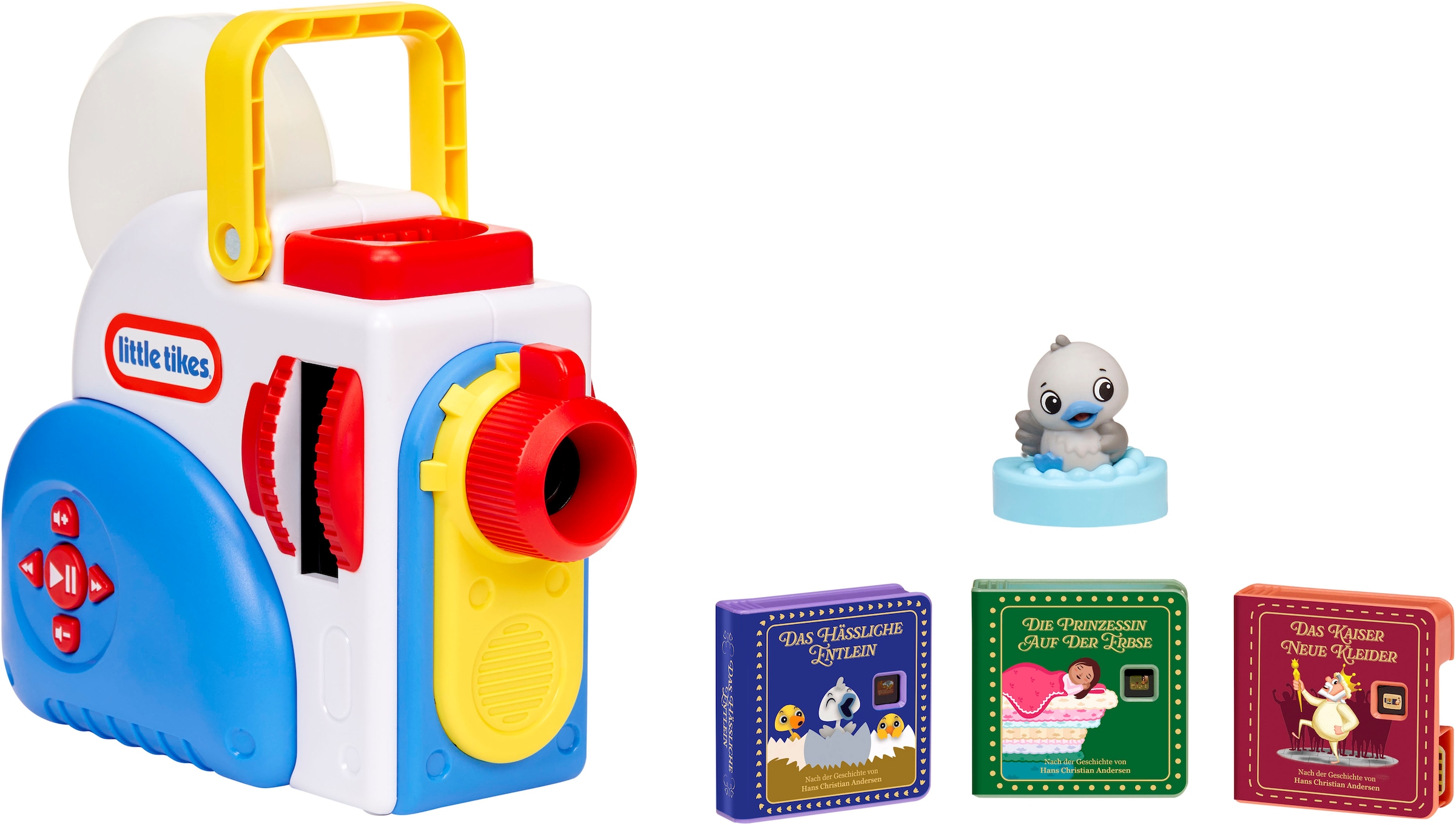 Little Tikes Hörspiel "Story Dream Machine, inkl. Märchen-Kollektion" Kinderprojektor, inkl. 3 Kassetten mit Geschichten aus Märchenbüchern
